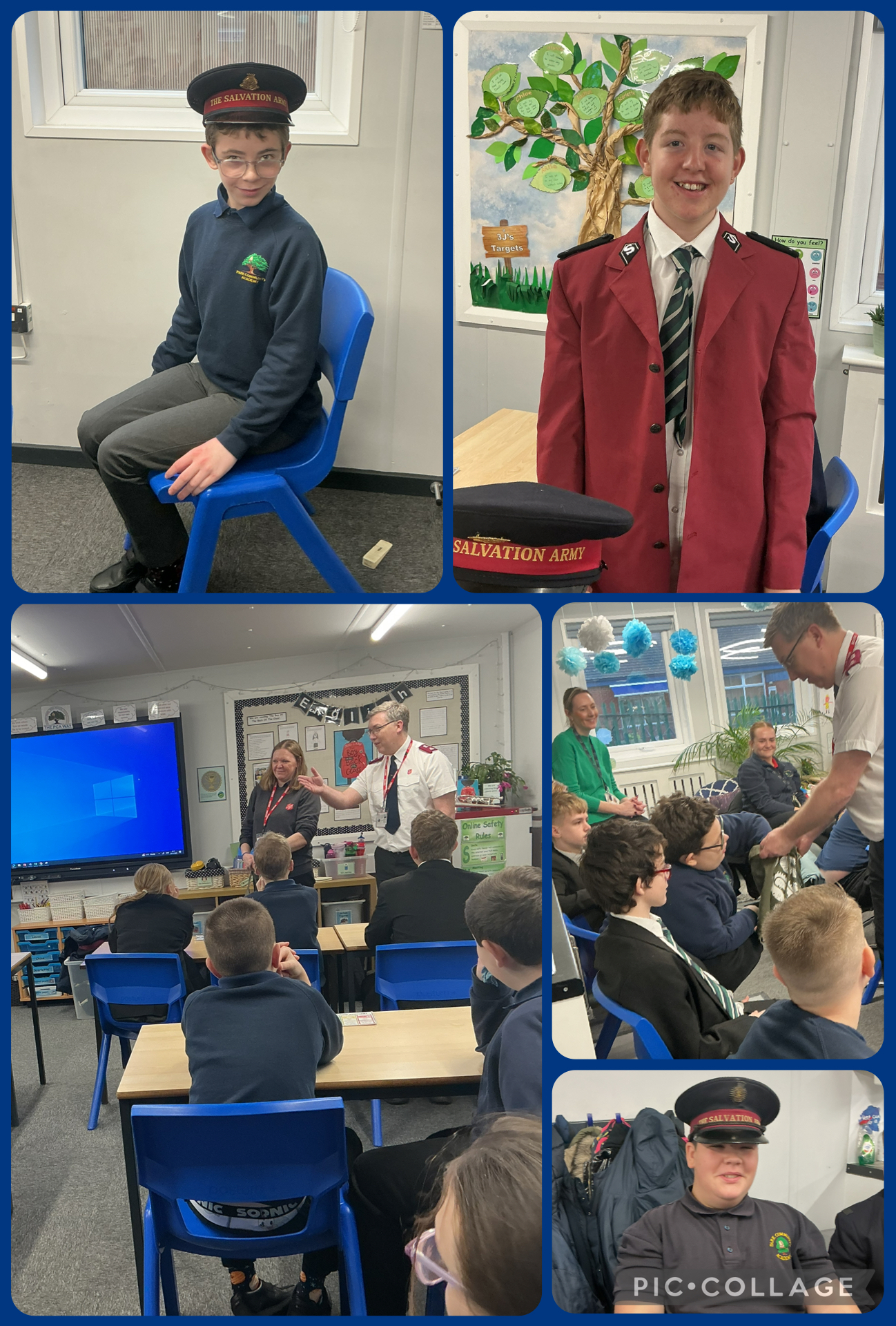 Image of A visit from the Salvation Army