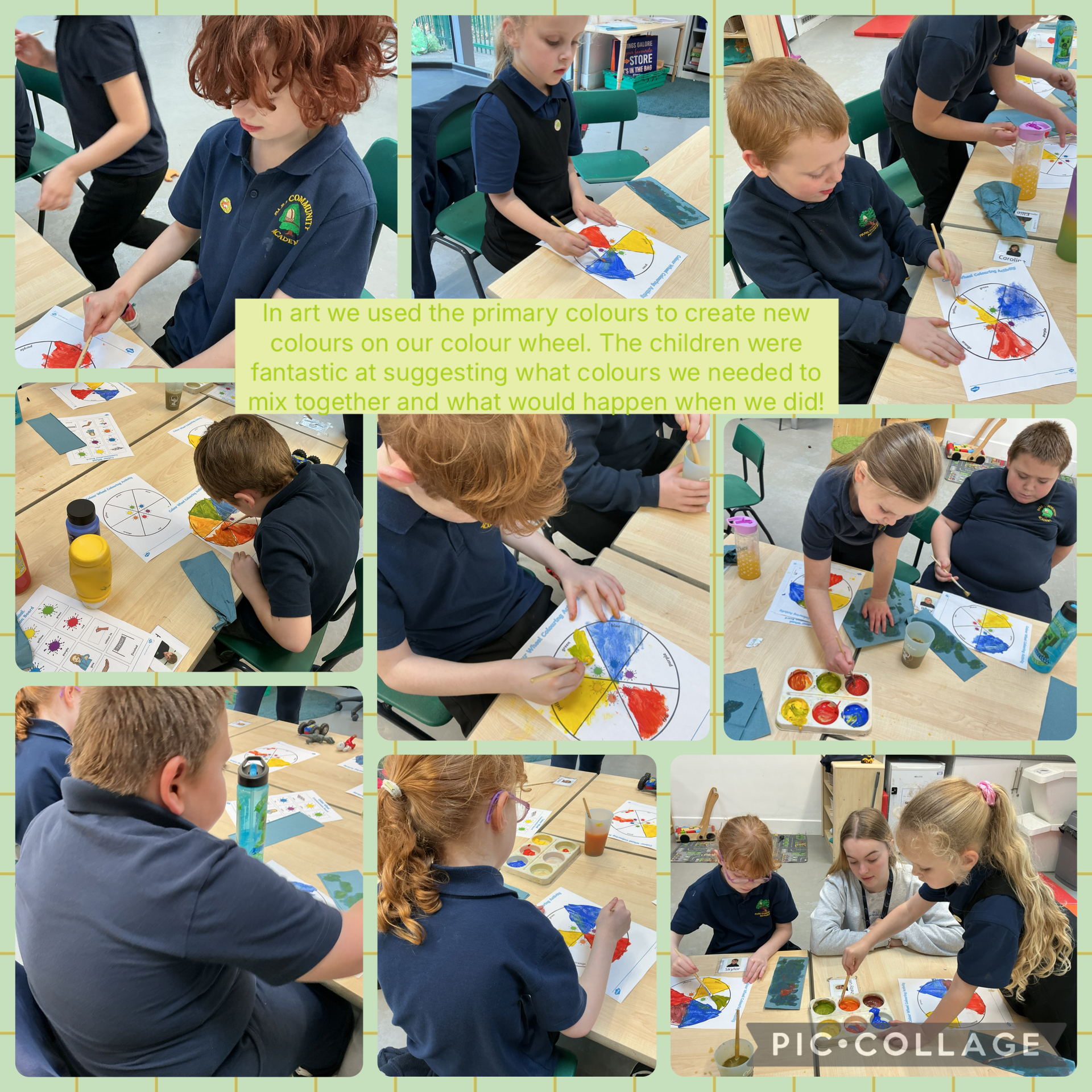 Image of Investigating with the primary colours!