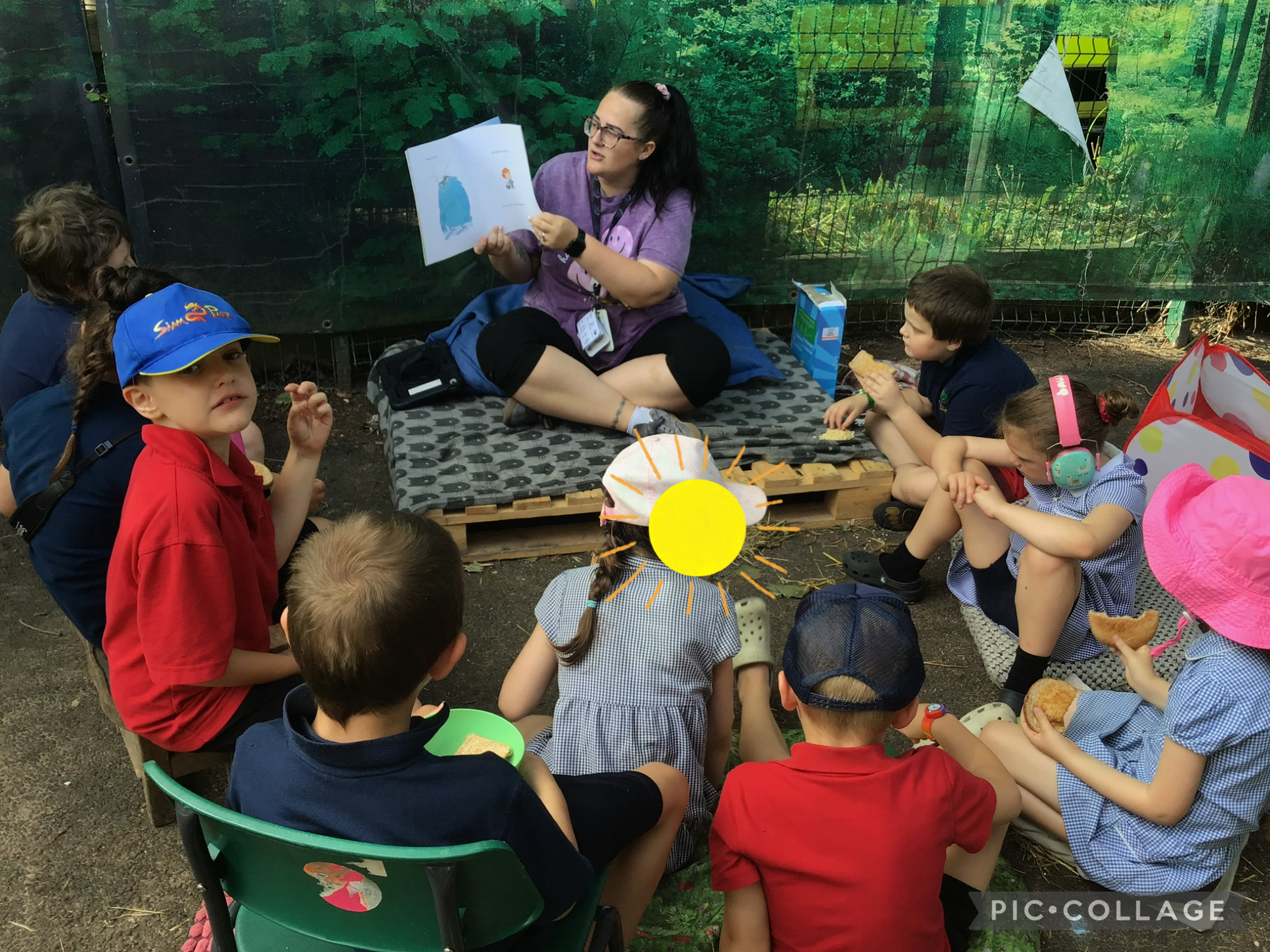 Image of Circle time outdoors 