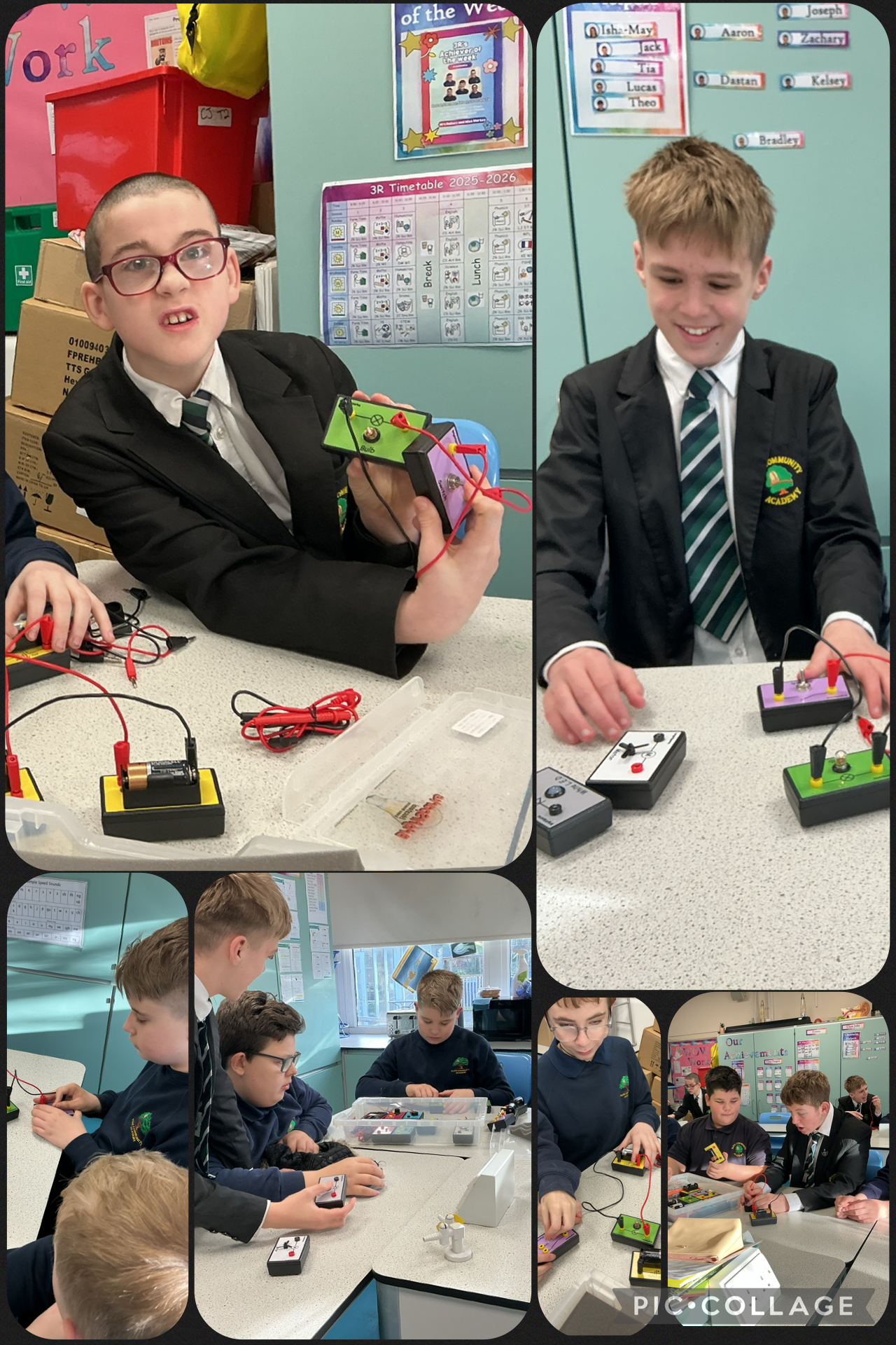 Image of Circuit making in science!