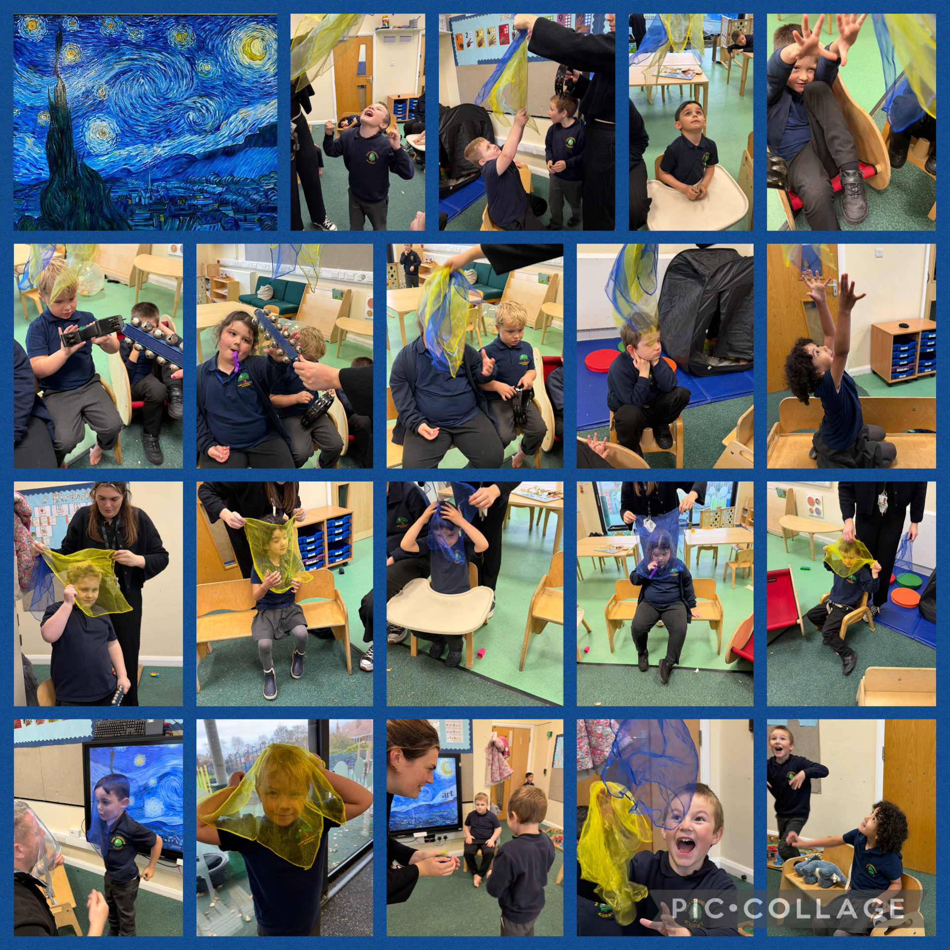 Image of The starry night