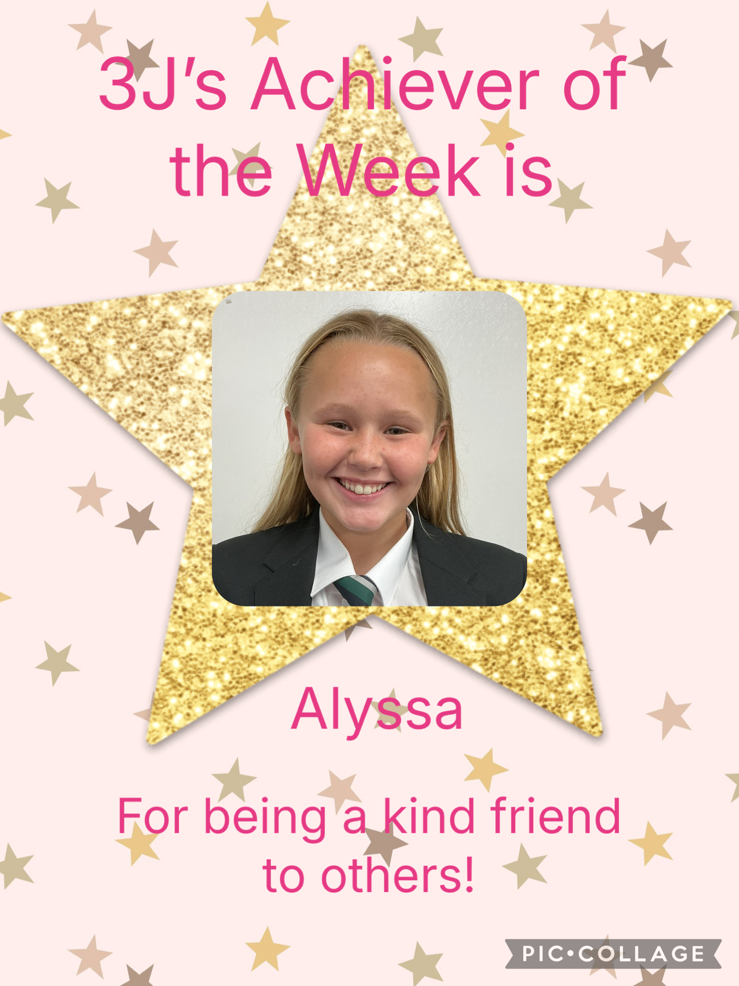 Image of Achiever of the Week!