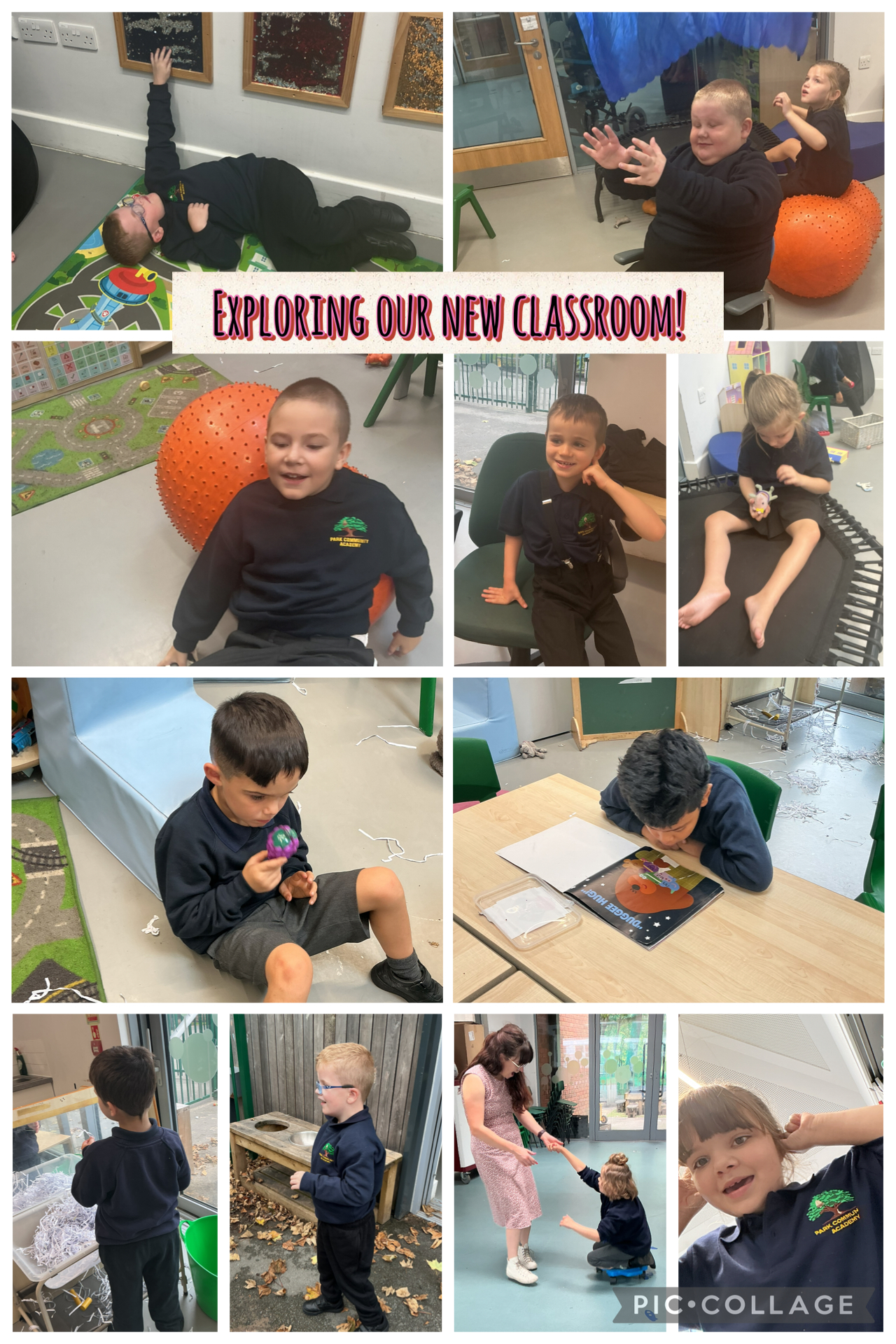 Image of Exploring our new classroom