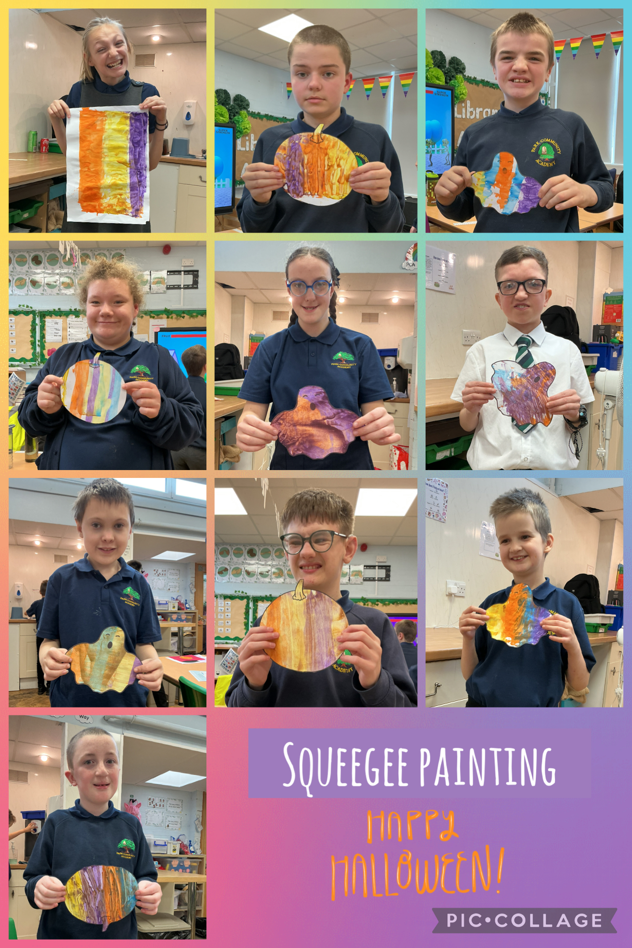 Image of Squeegee Painting