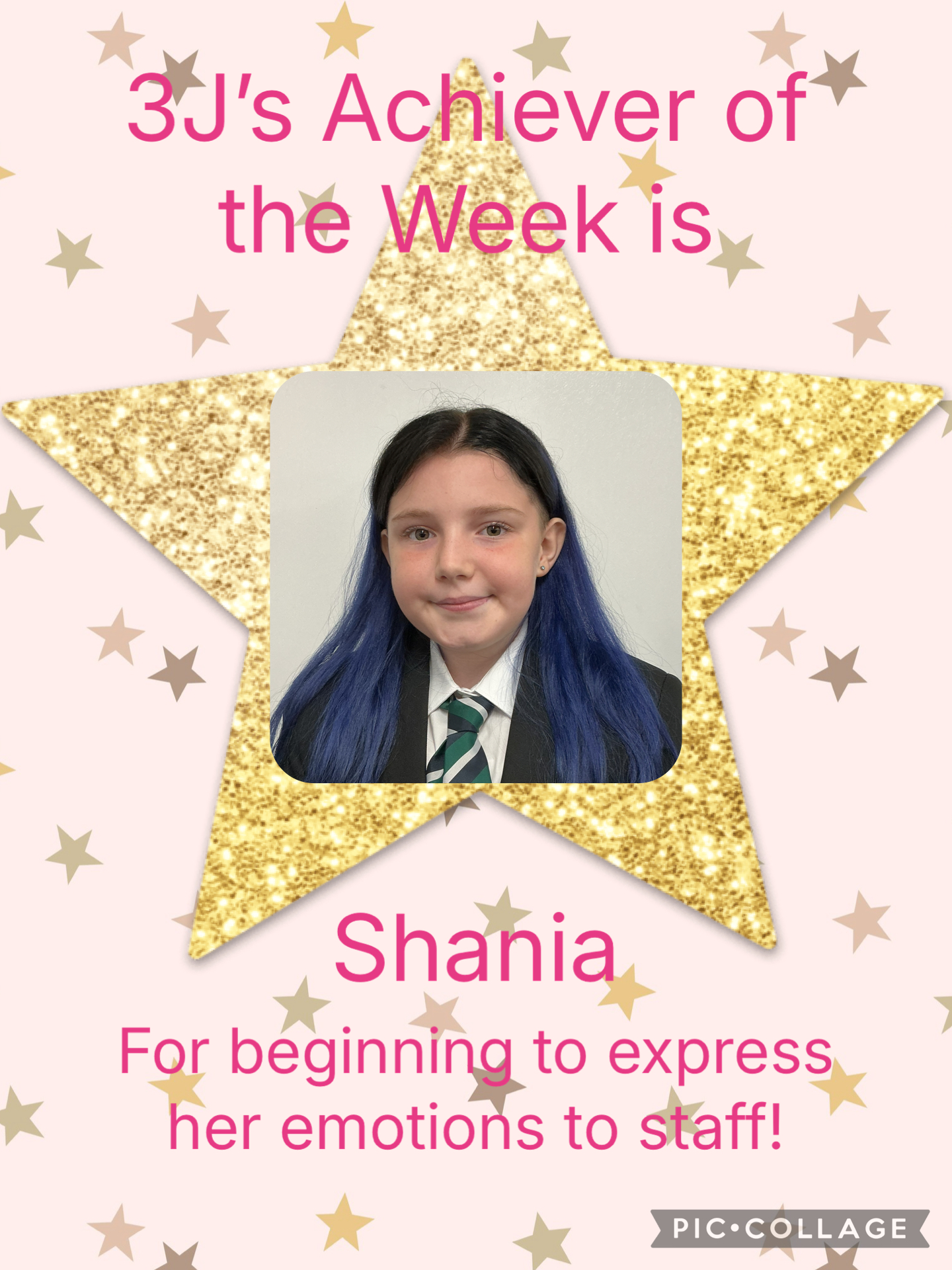 Image of Achiever of the week!