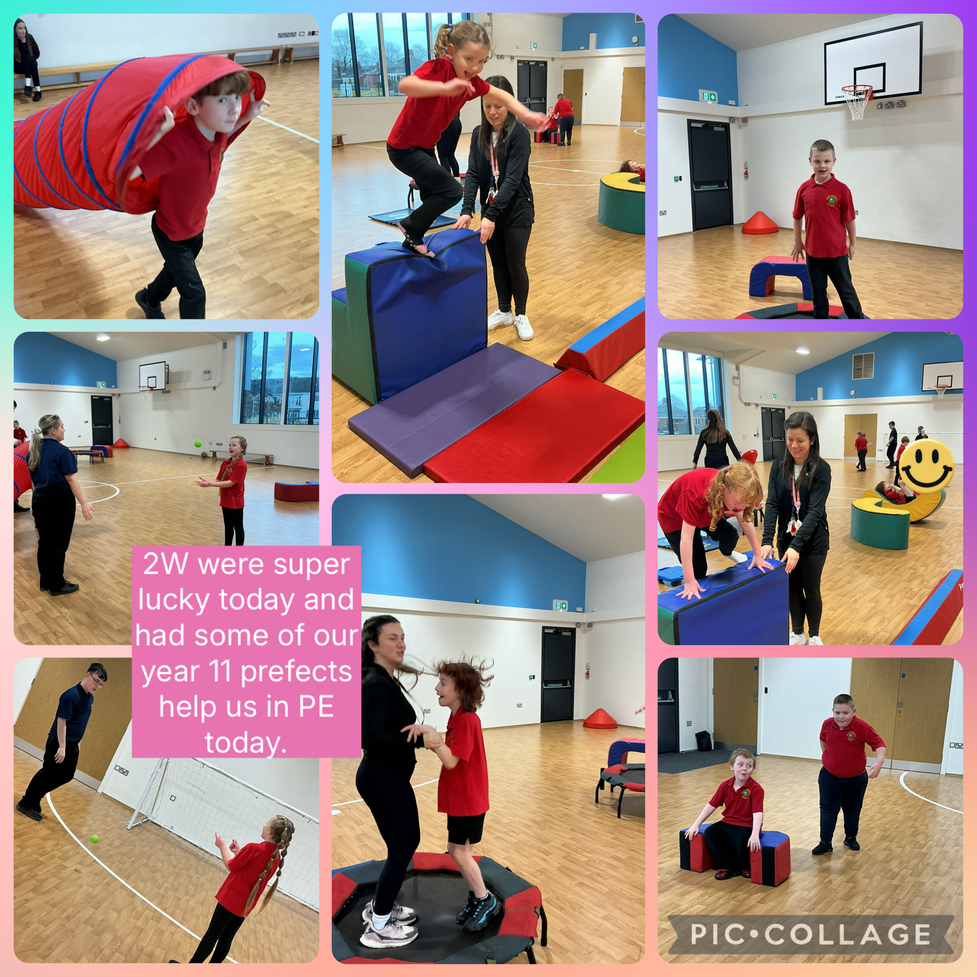 Image of PE with the year 11’s