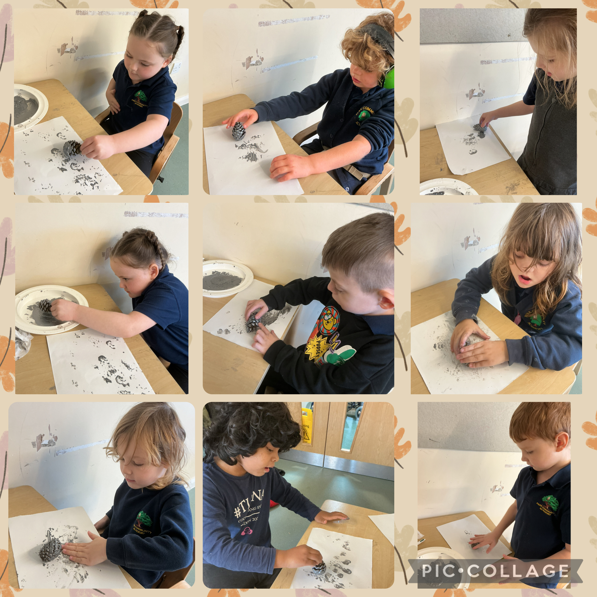 Image of Pinecone rolling 