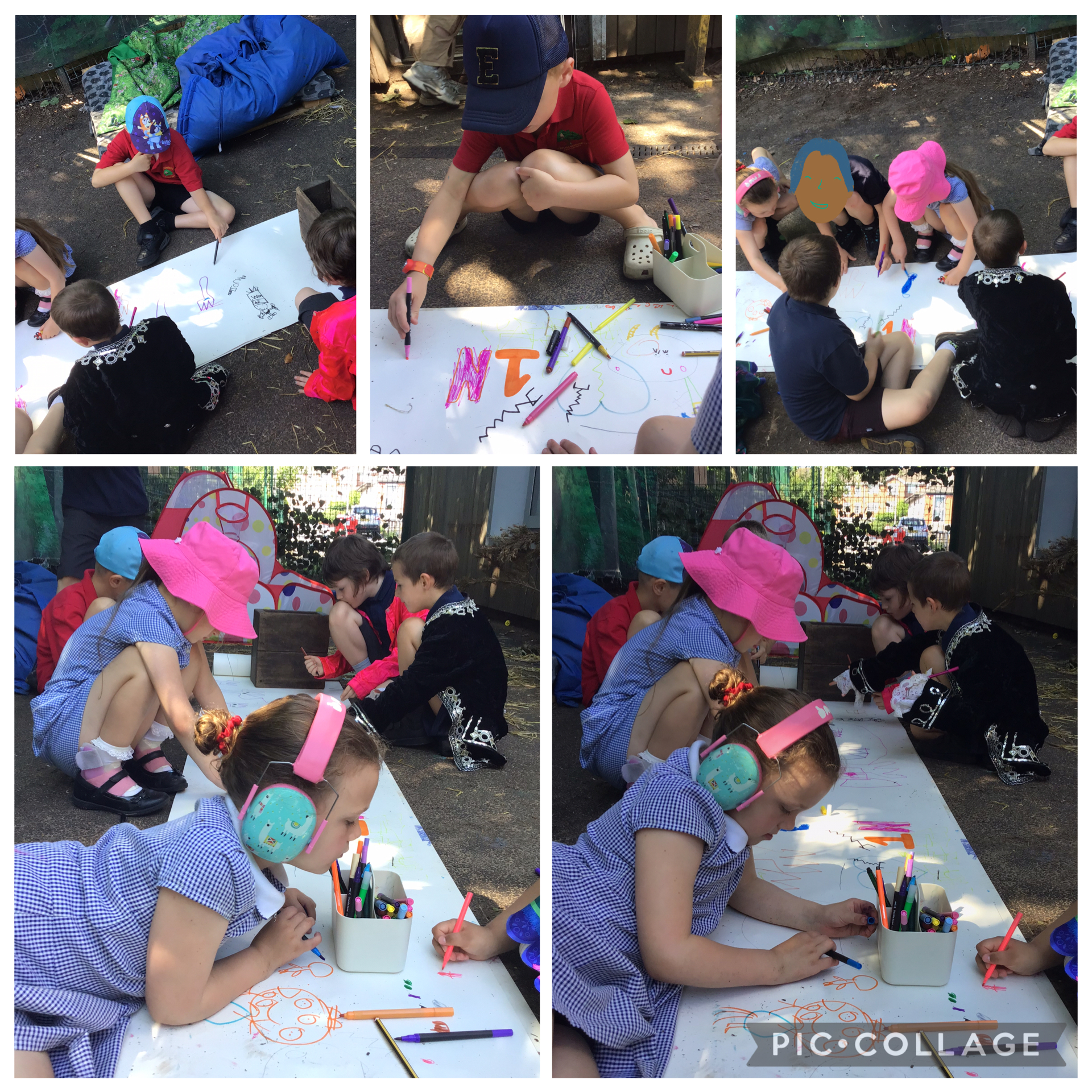 Image of Mark making Outdoors 