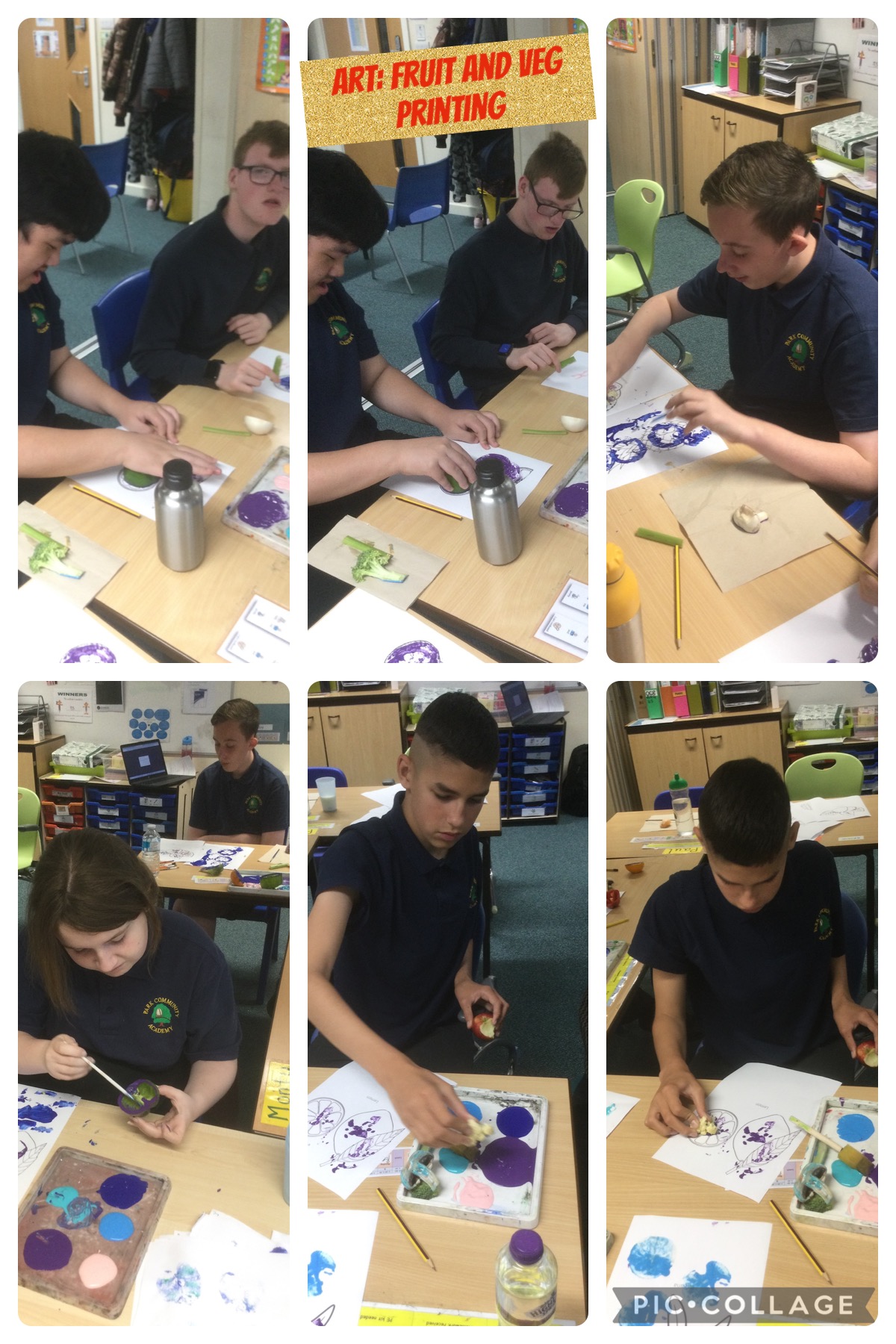 Image of Art: Fruit and Veg Printing