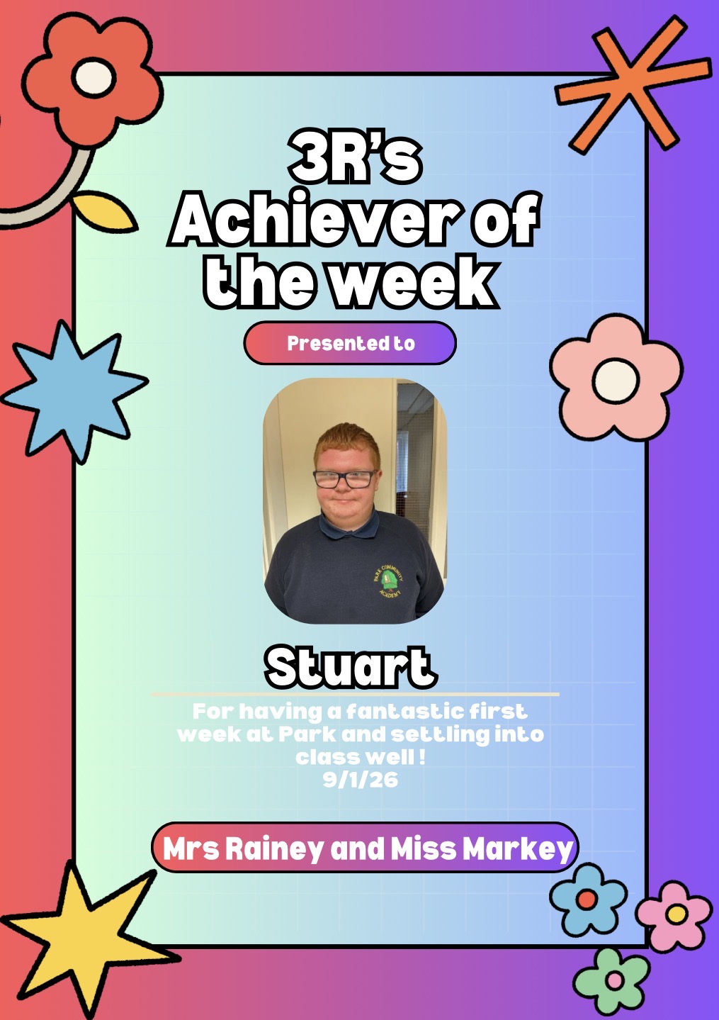 Image of Achiever of the Week