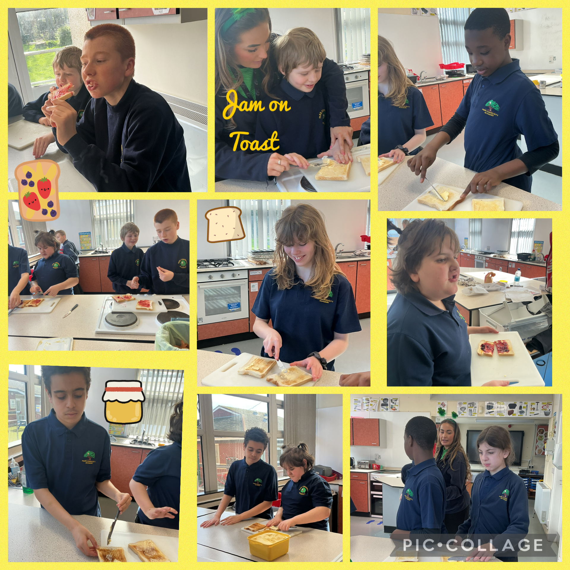 Image of Jam on toast