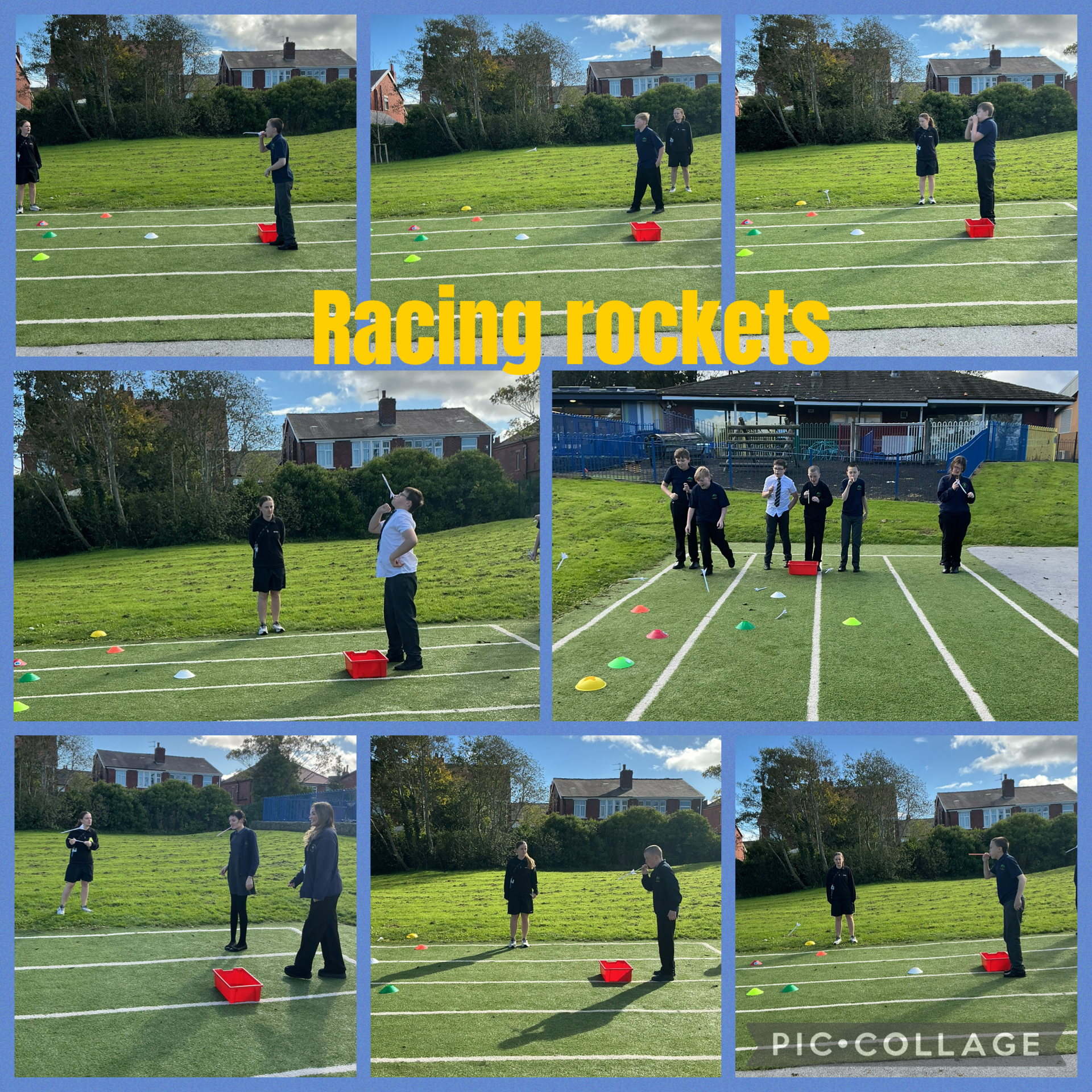 Image of Racing rockets 