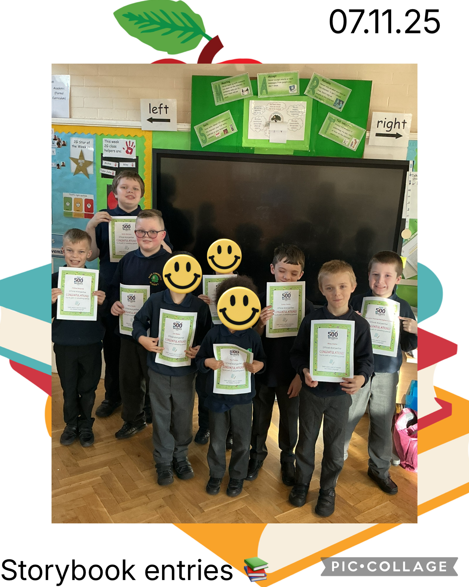 Image of Storybook entries!