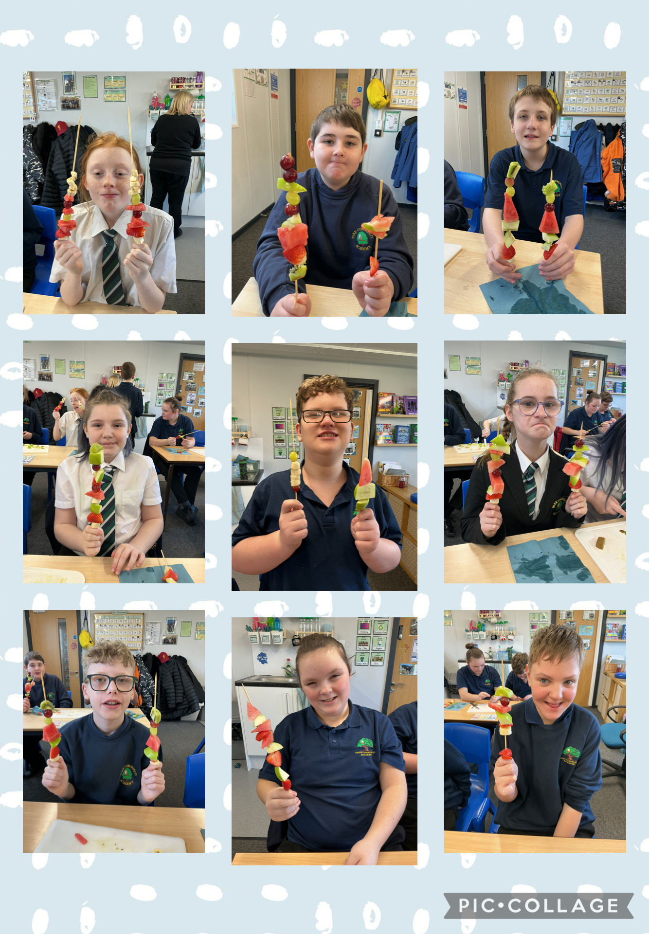 Image of Fruit kebabs!