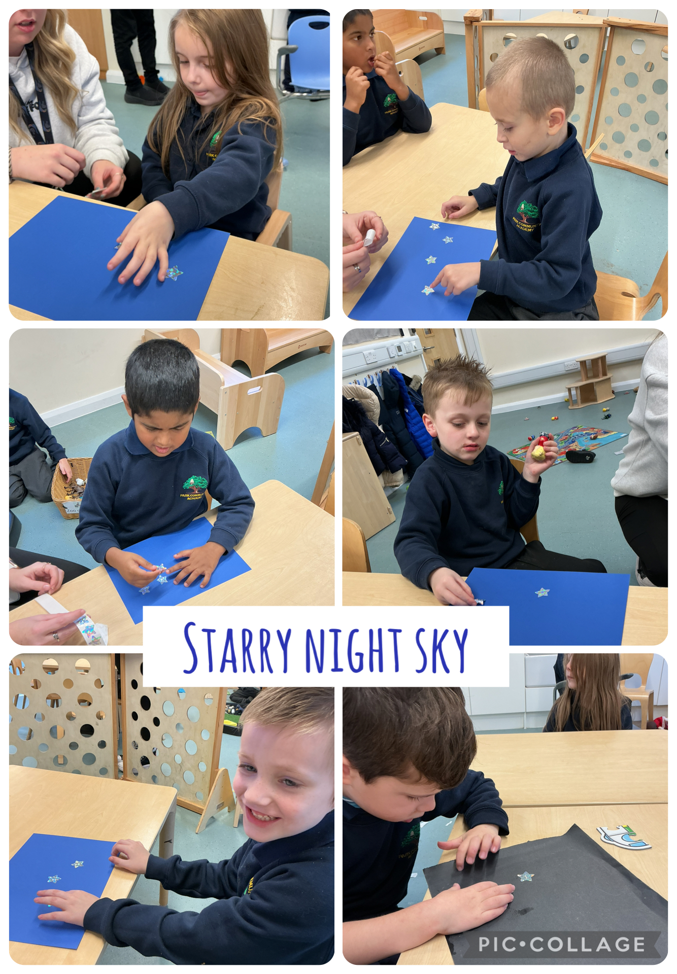 Image of Starry night sky