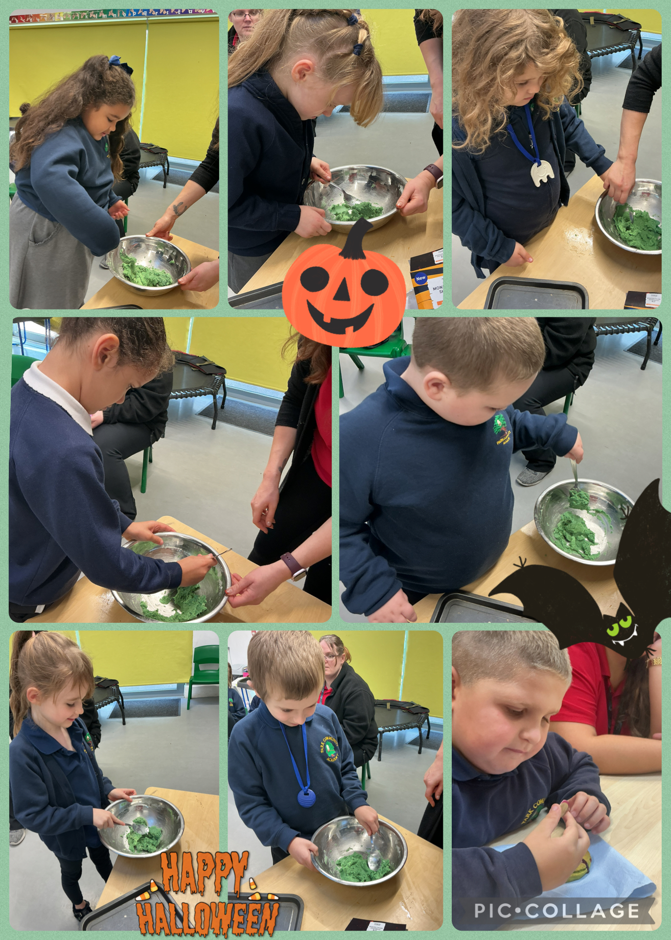 Image of Halloween baking