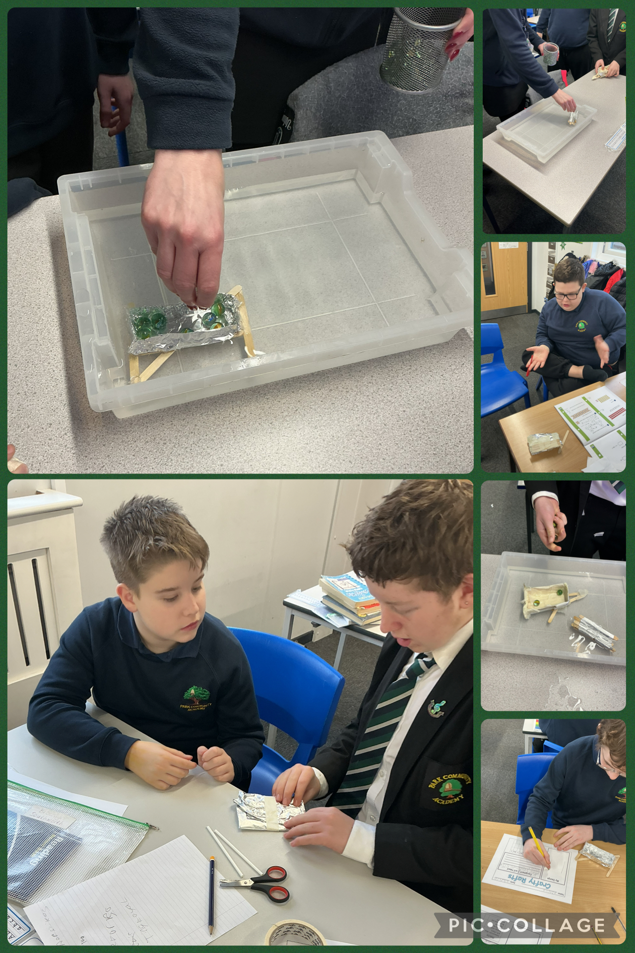 Image of Raft making in STEM! 