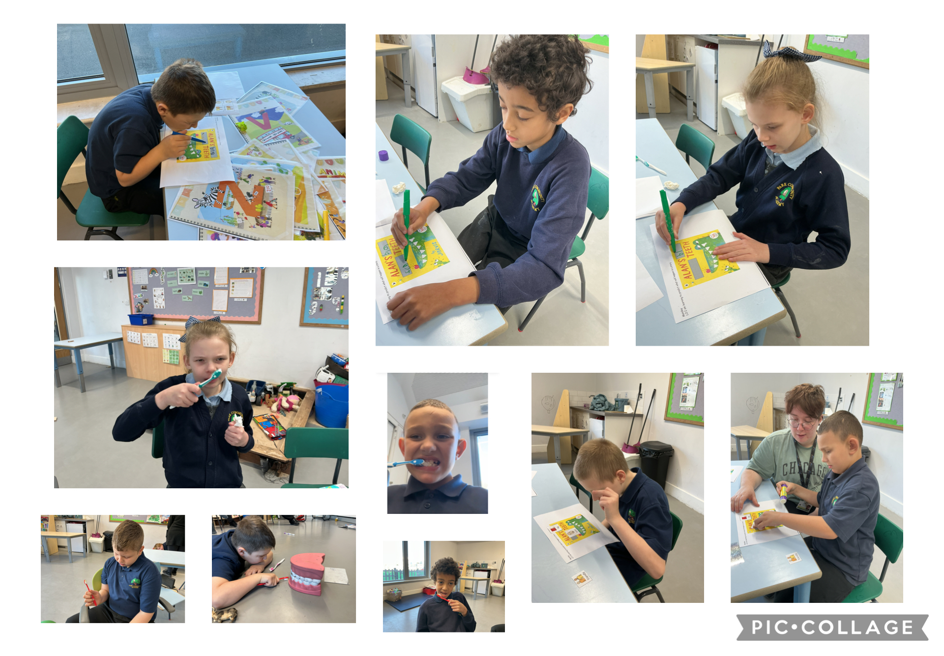 Image of Taking care of our teeth.