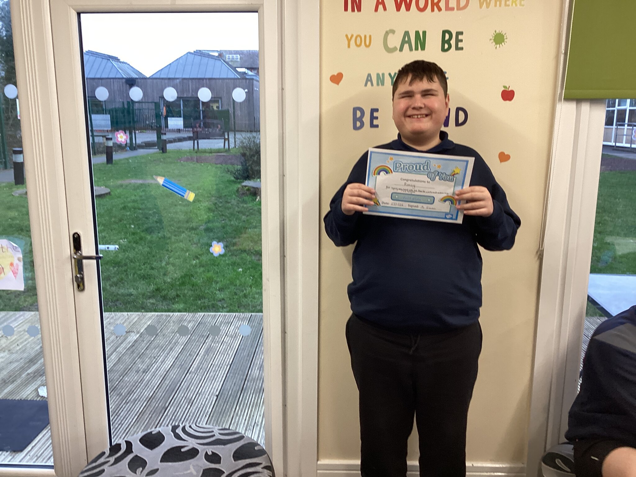  Congratulations to Ronay. 