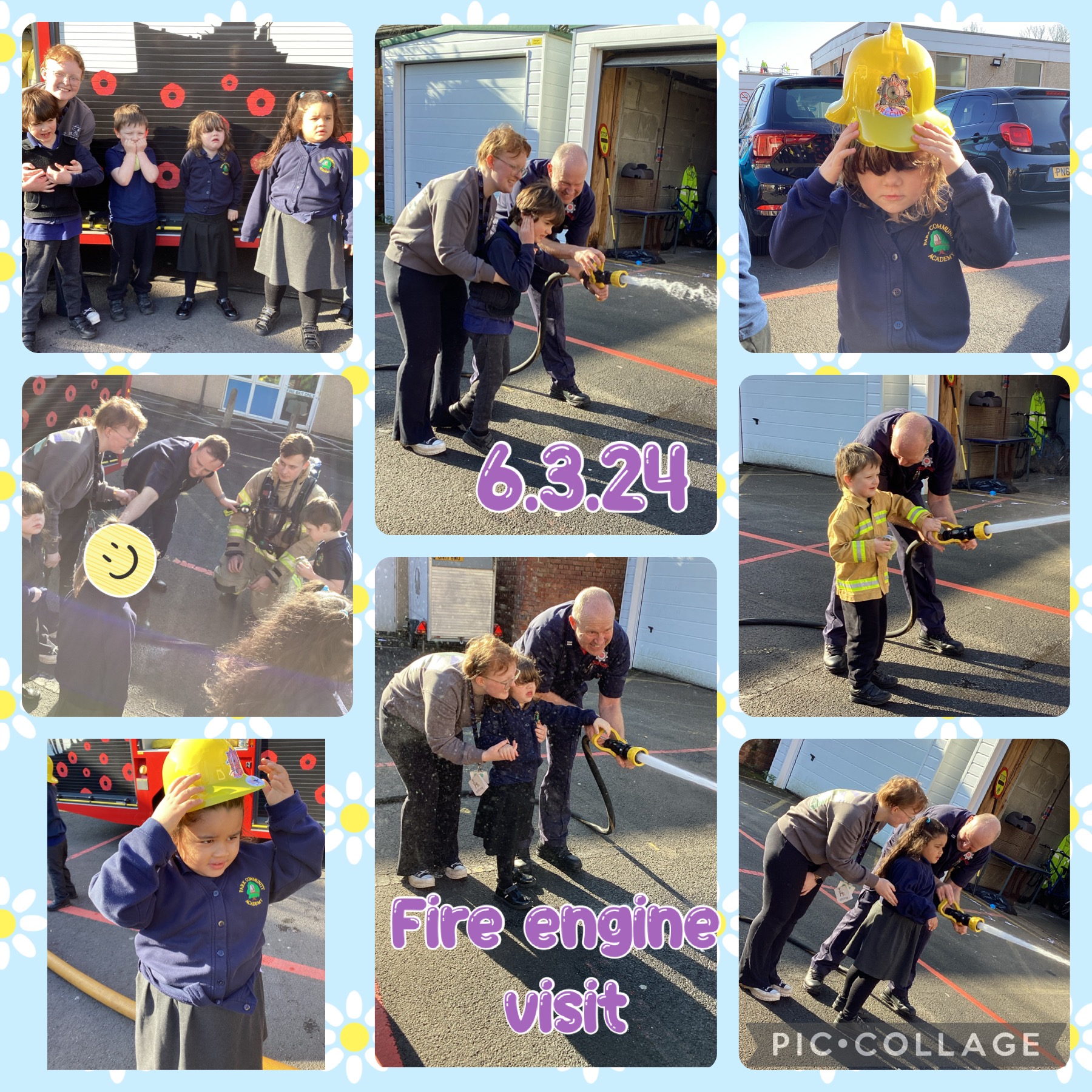 Image of Fire engine visit