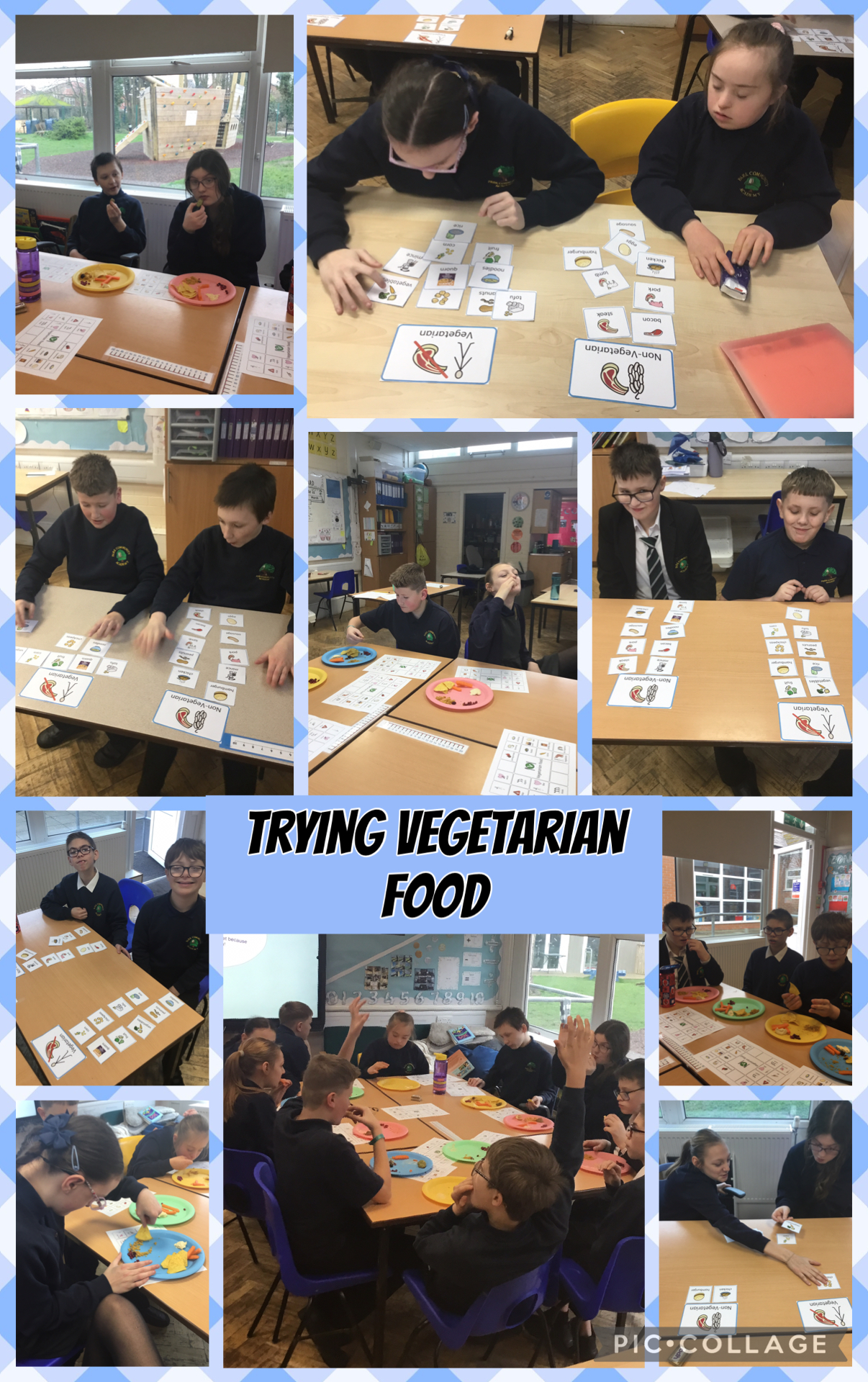 Image of Vegetarian food in RE