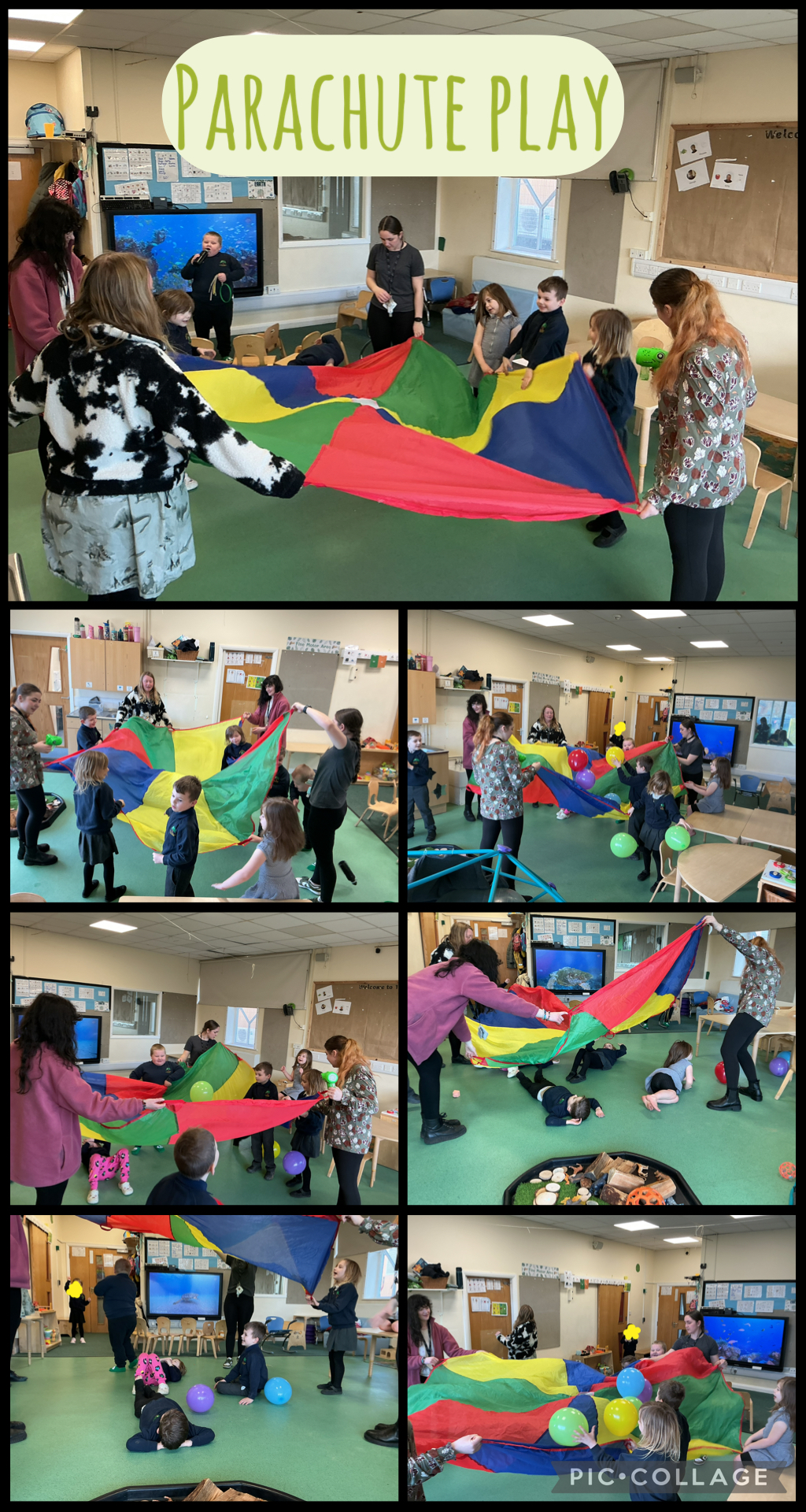 Image of Parachute play