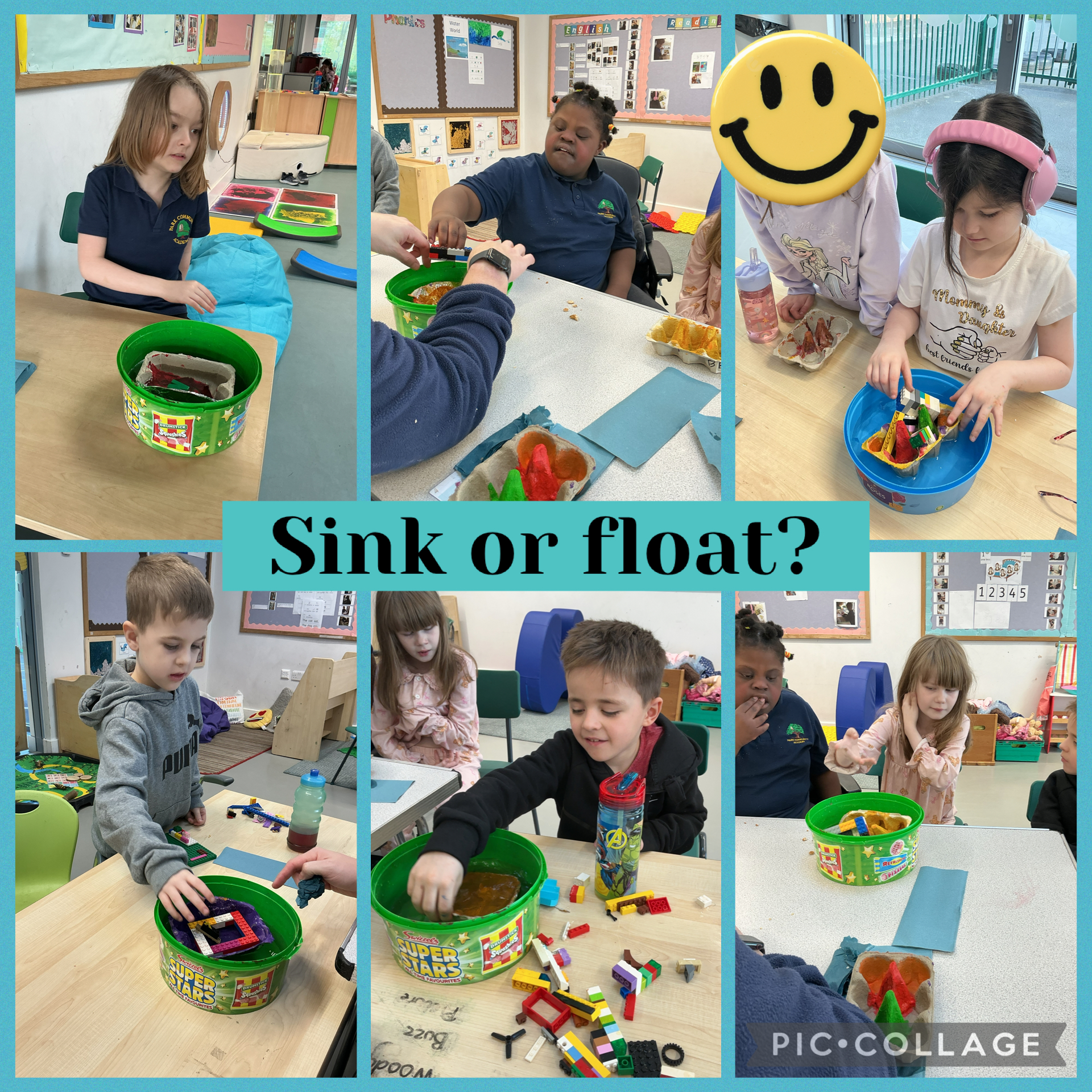 Image of Egg box boats. Sink or float?