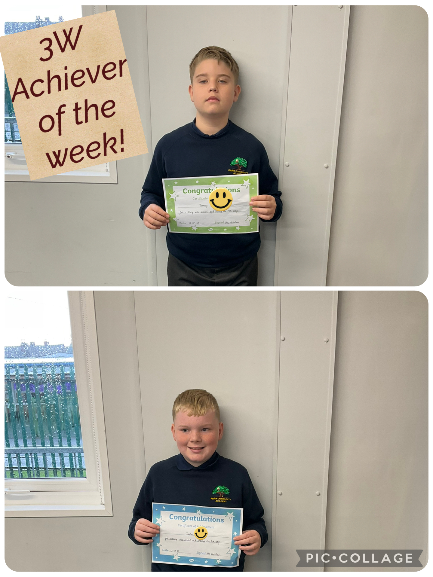 Image of Achiever of the week!