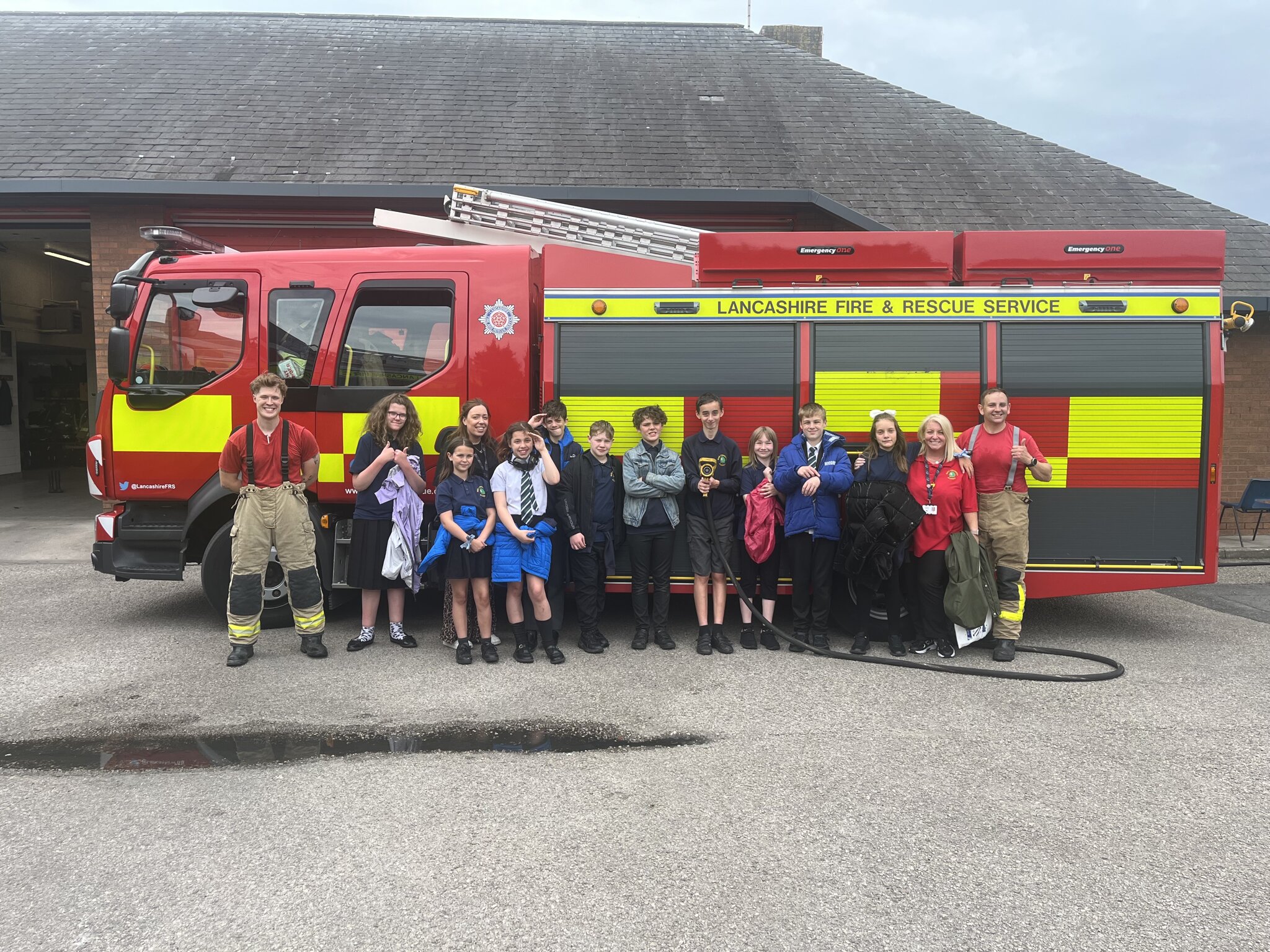 Image of Fire station visit
