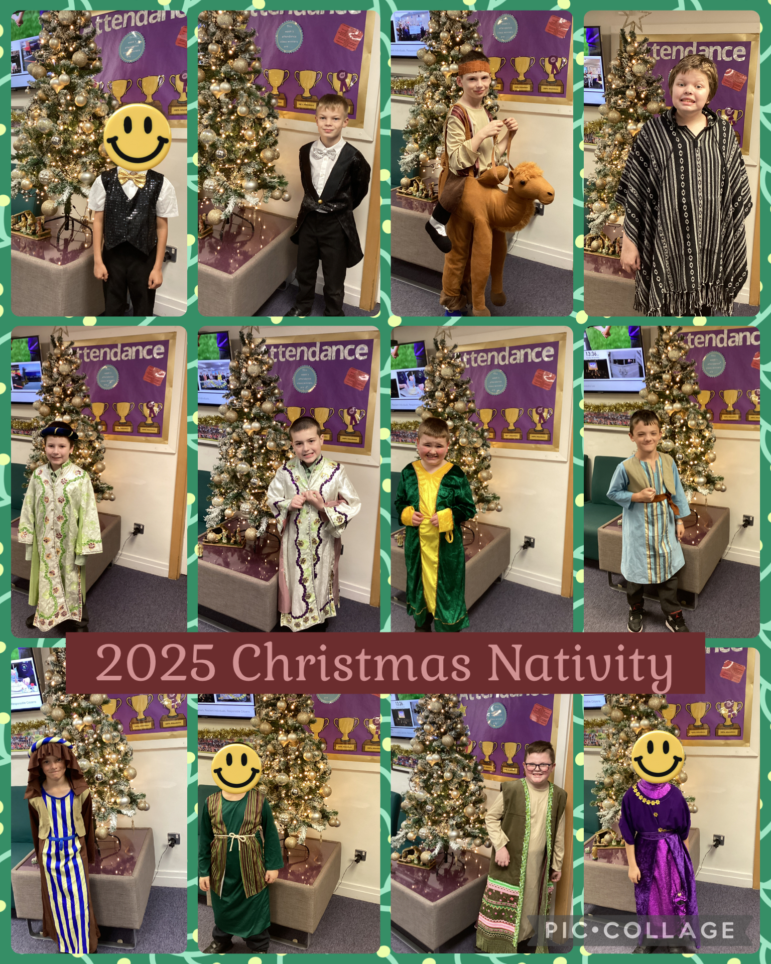 Image of Trying on Nativity costumes 