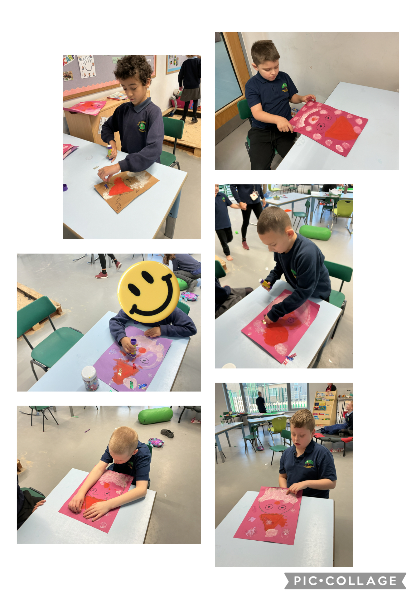 Image of 2P getting festive in Art