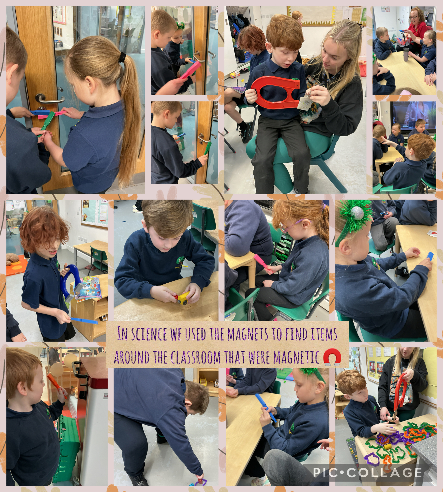 Image of Finding things that are magnetic!