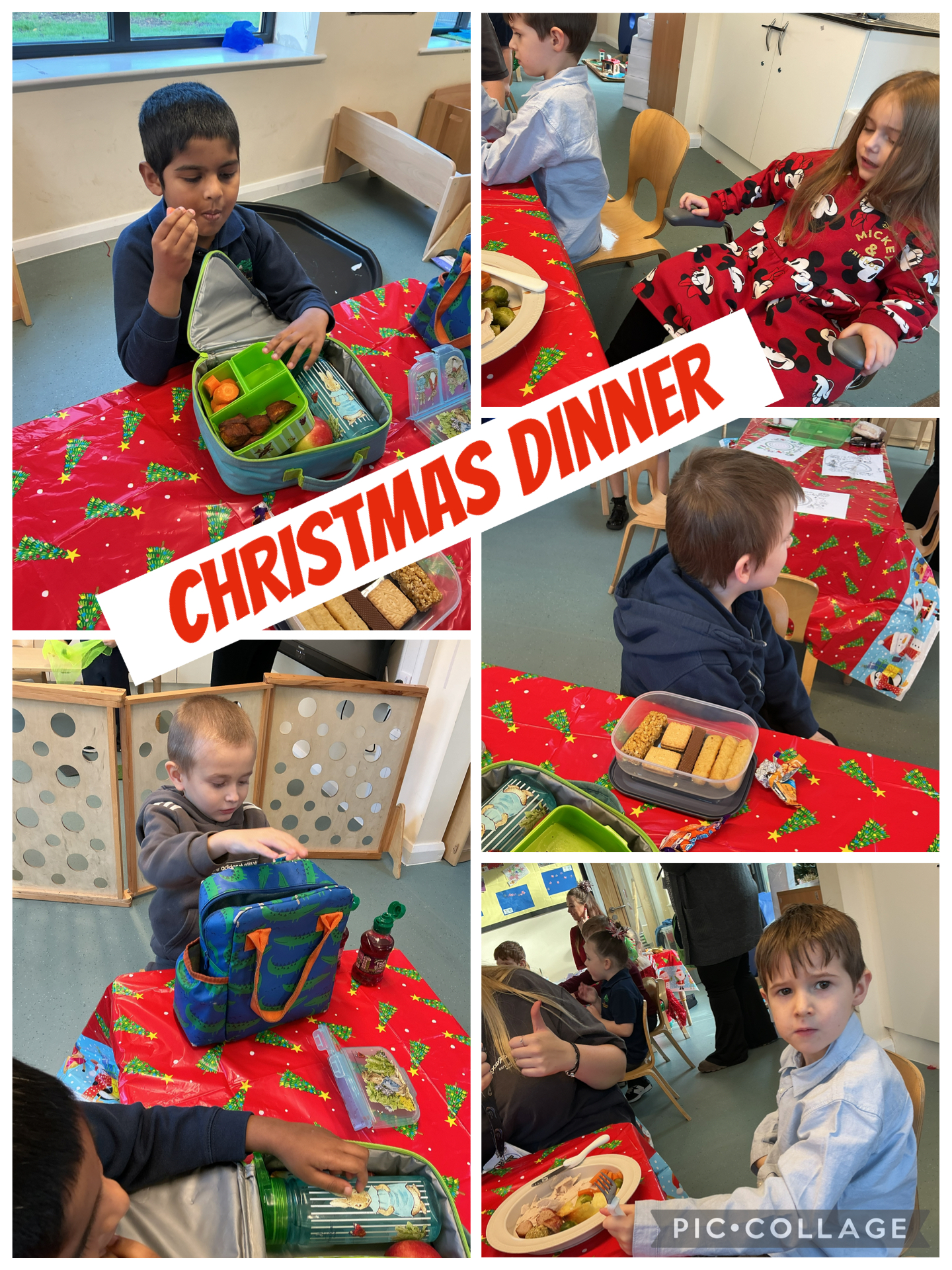 Image of Christmas dinner