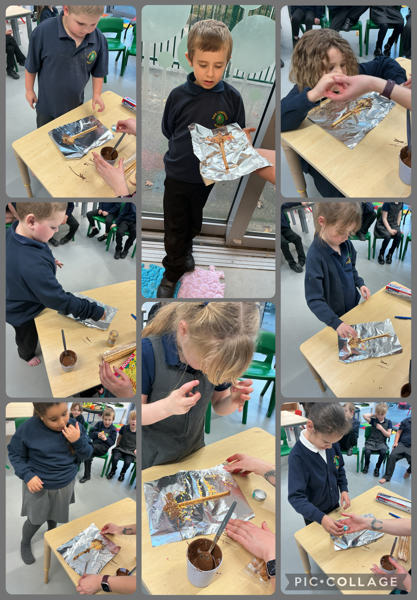 Image of Making our sparklers