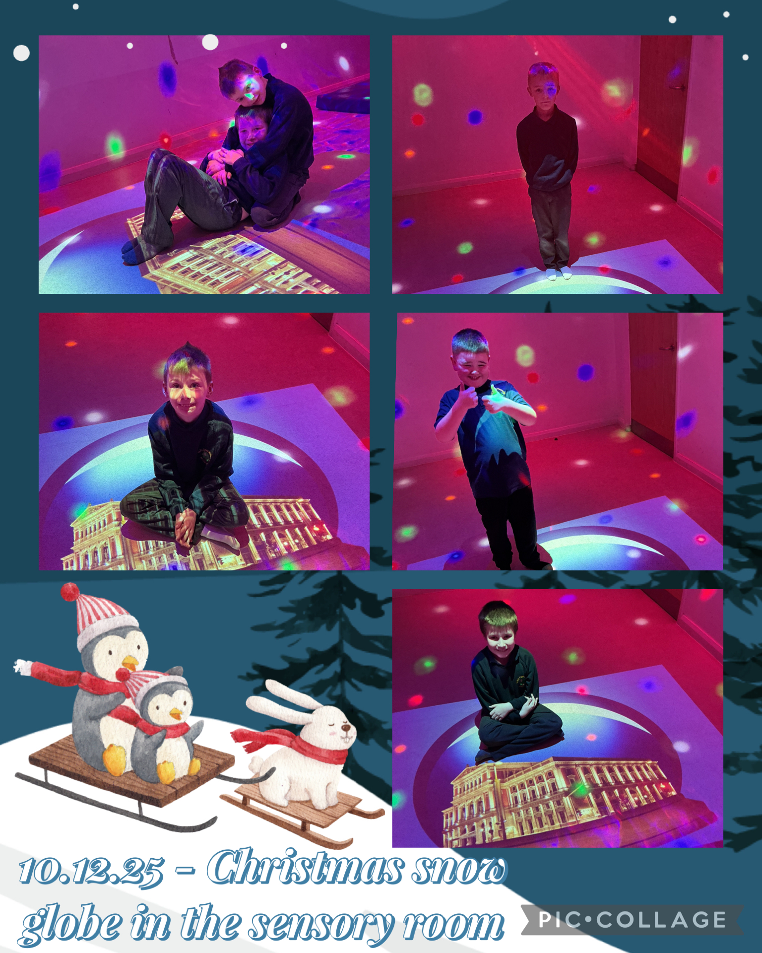 Image of Christmassy sensory room