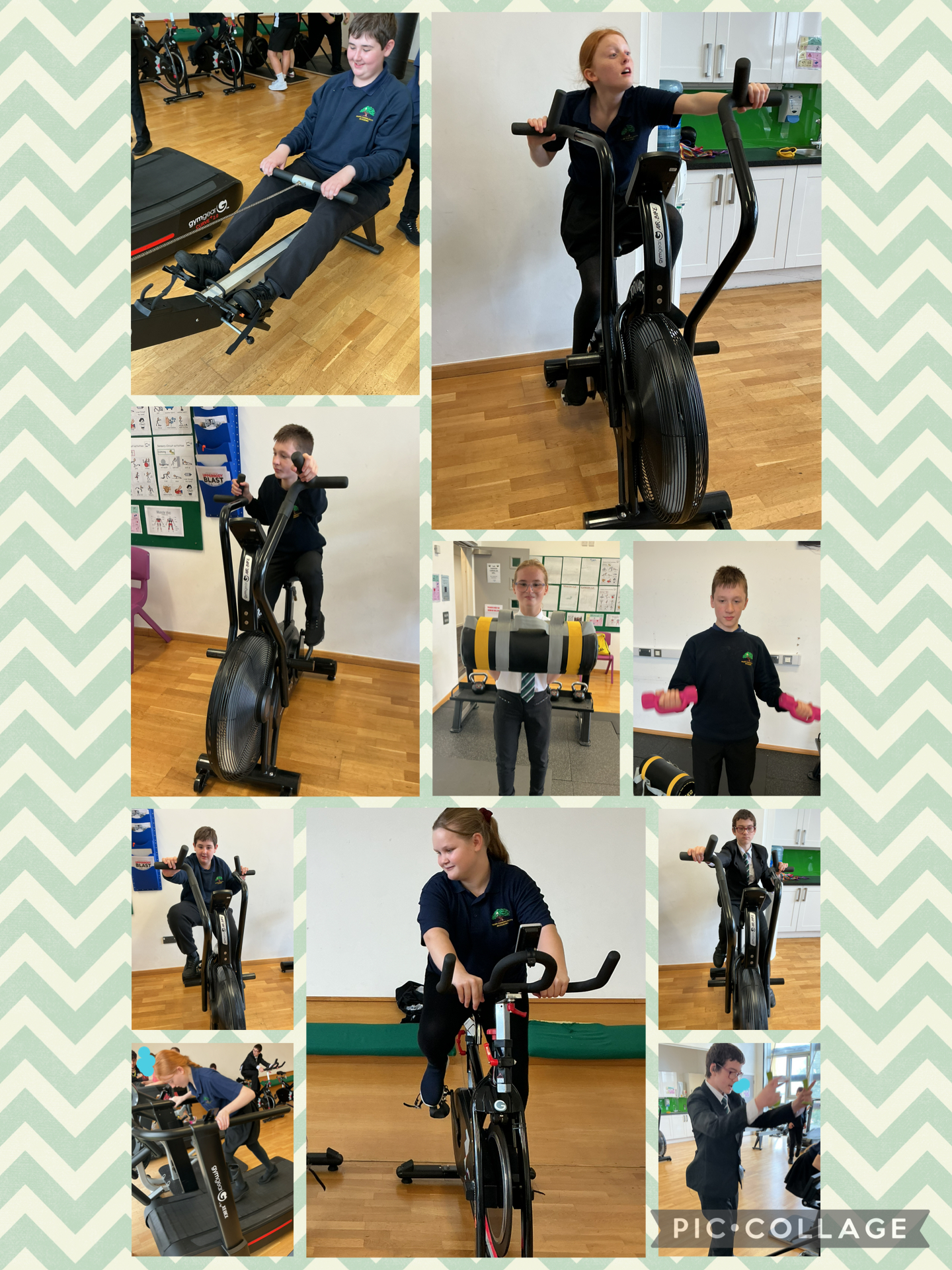 Image of Working out!