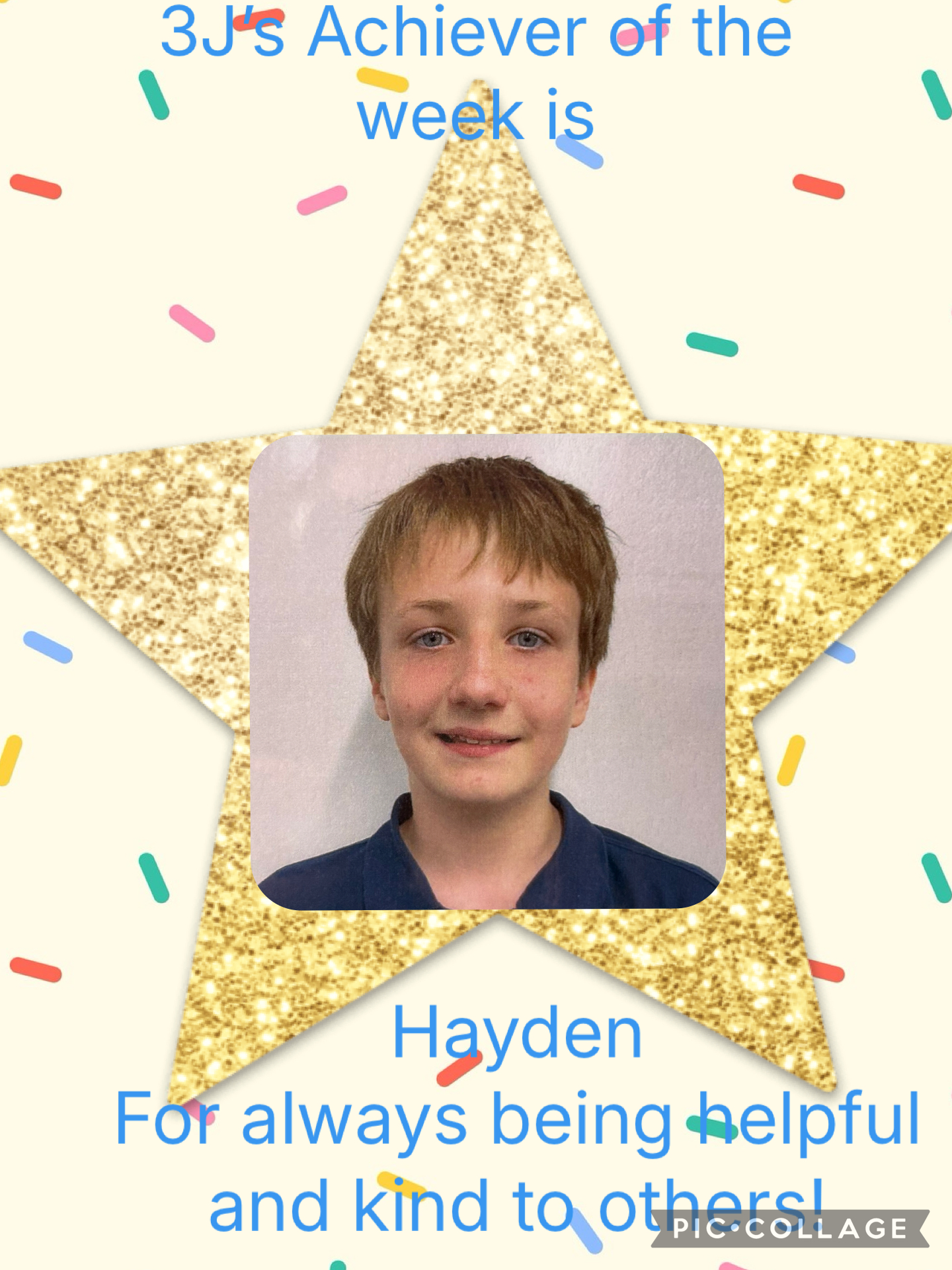 Image of Achiever of the Week!