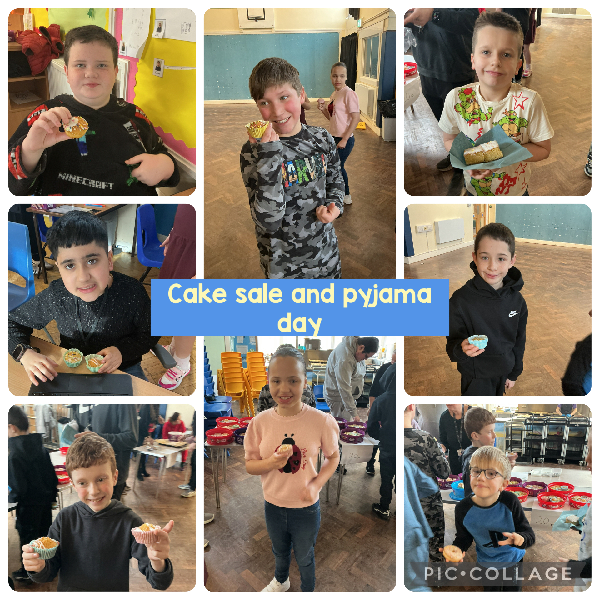 Image of Pyjama day and cake sale  