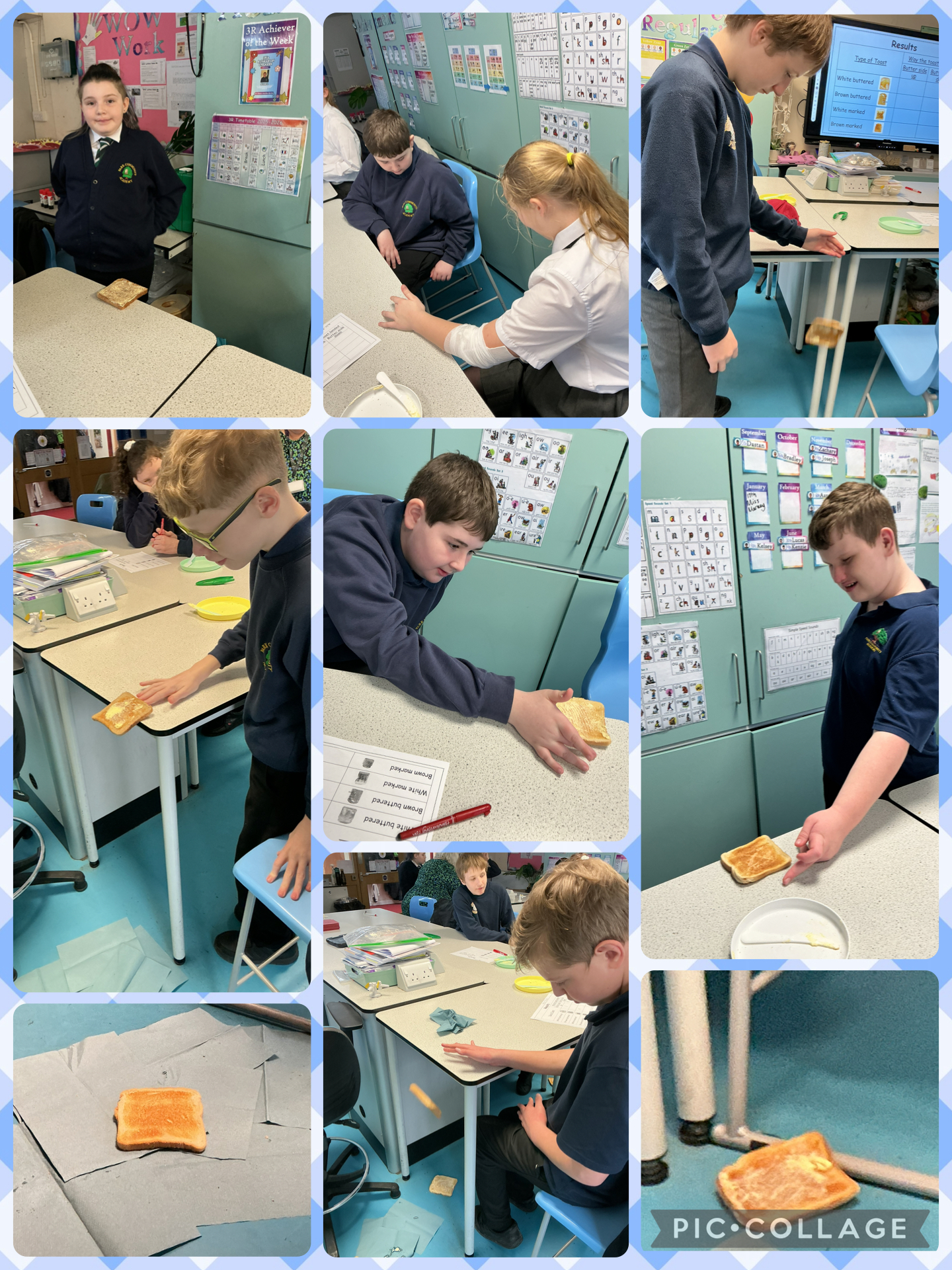 Image of Butter side up or butter side down!