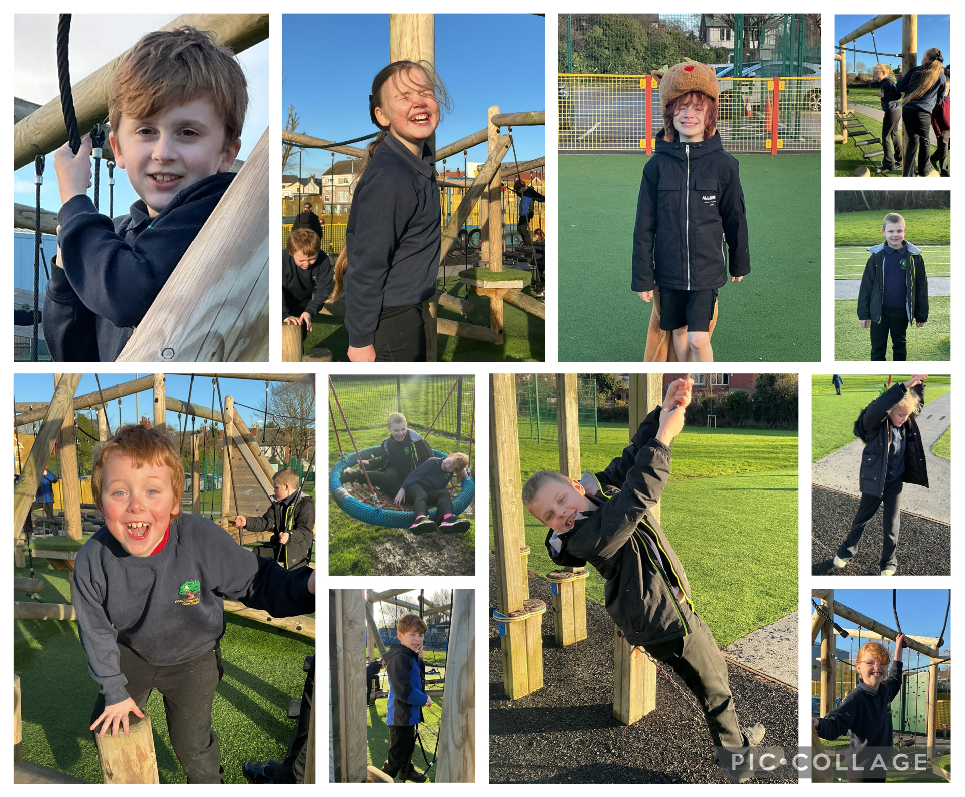 Image of PE outside!