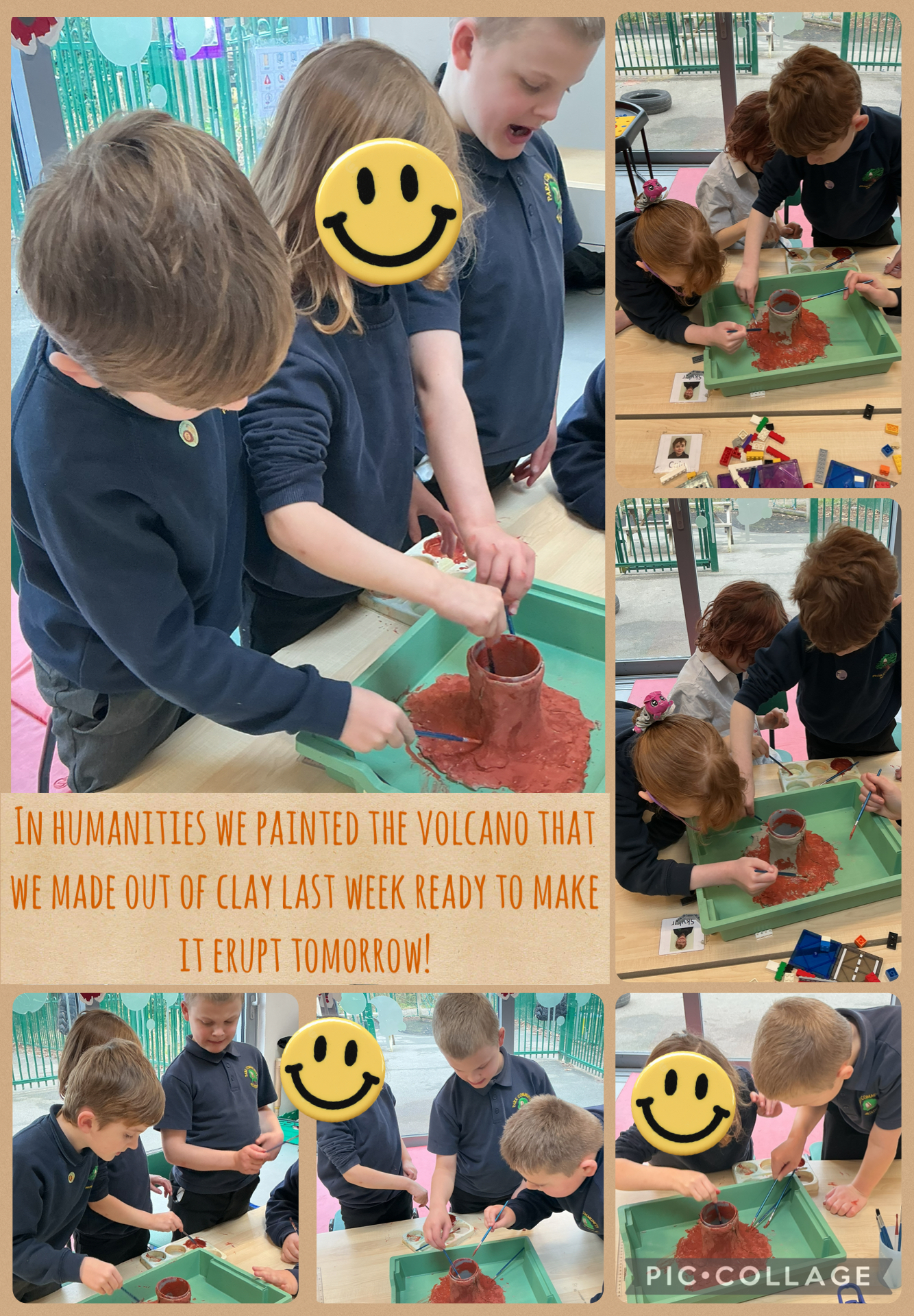 Image of Creating a working volcano 