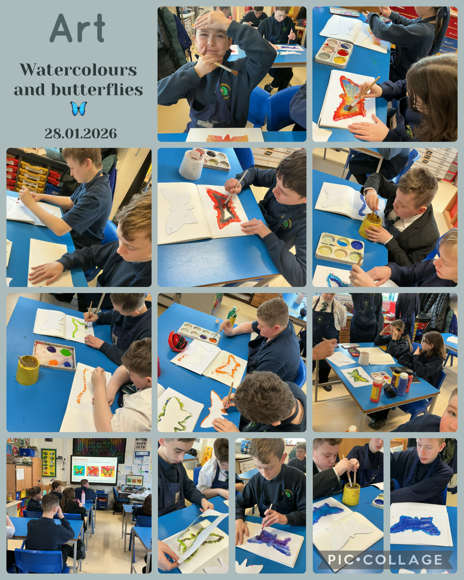 Image of Watercolours & Butterflies