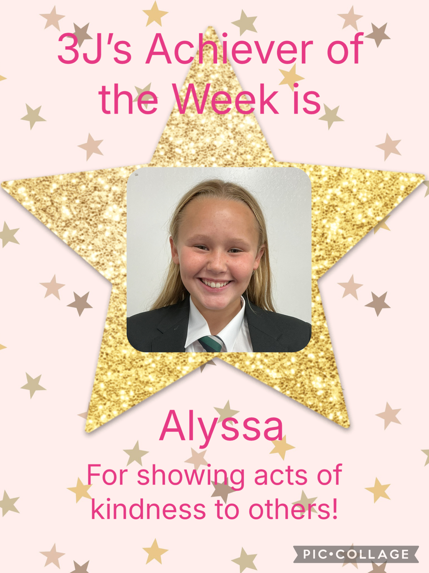 Image of Achiever of the Week!