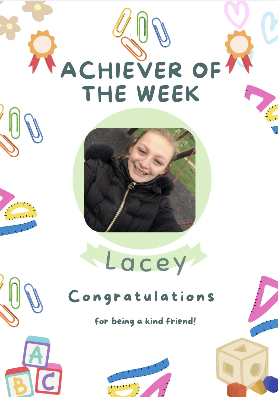 Image of Achiever of the week