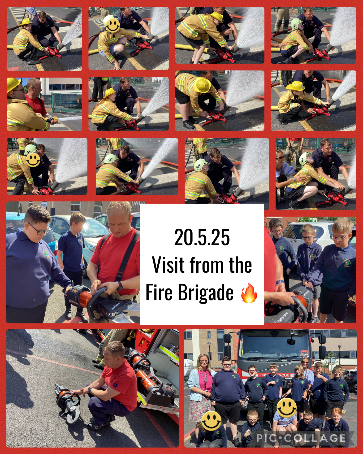 Image of Visit from the Fire Brigade