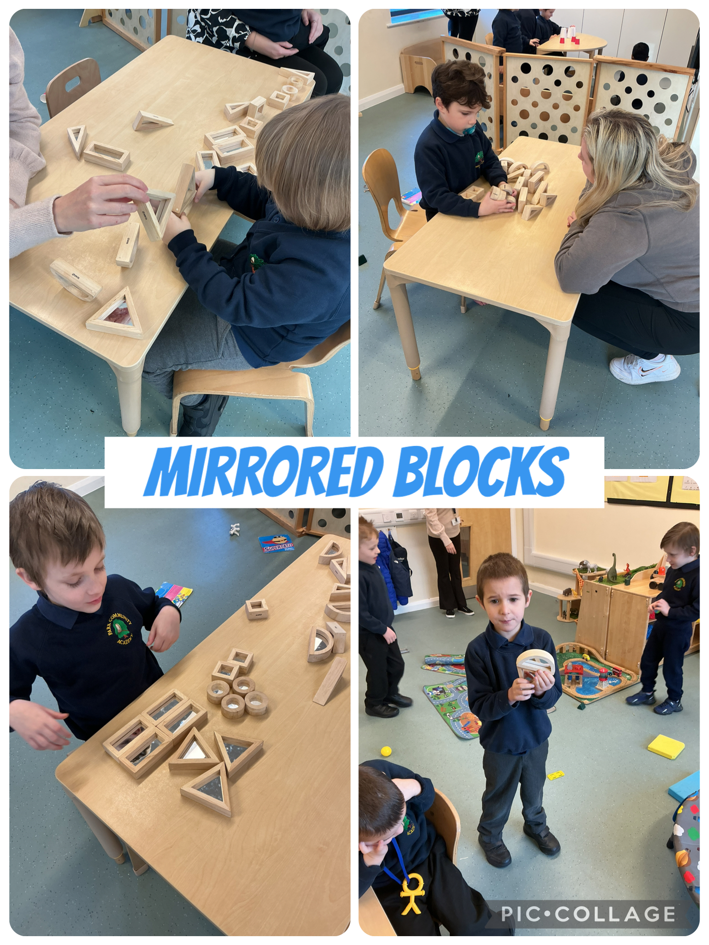 Image of Mirrored blocks