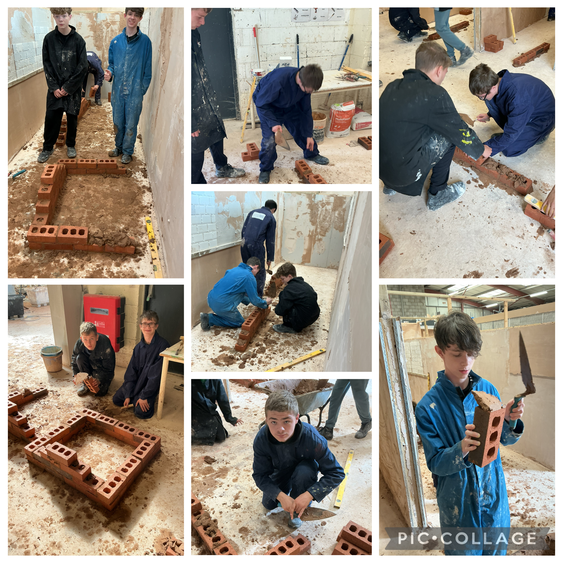 Image of Bricklaying at college