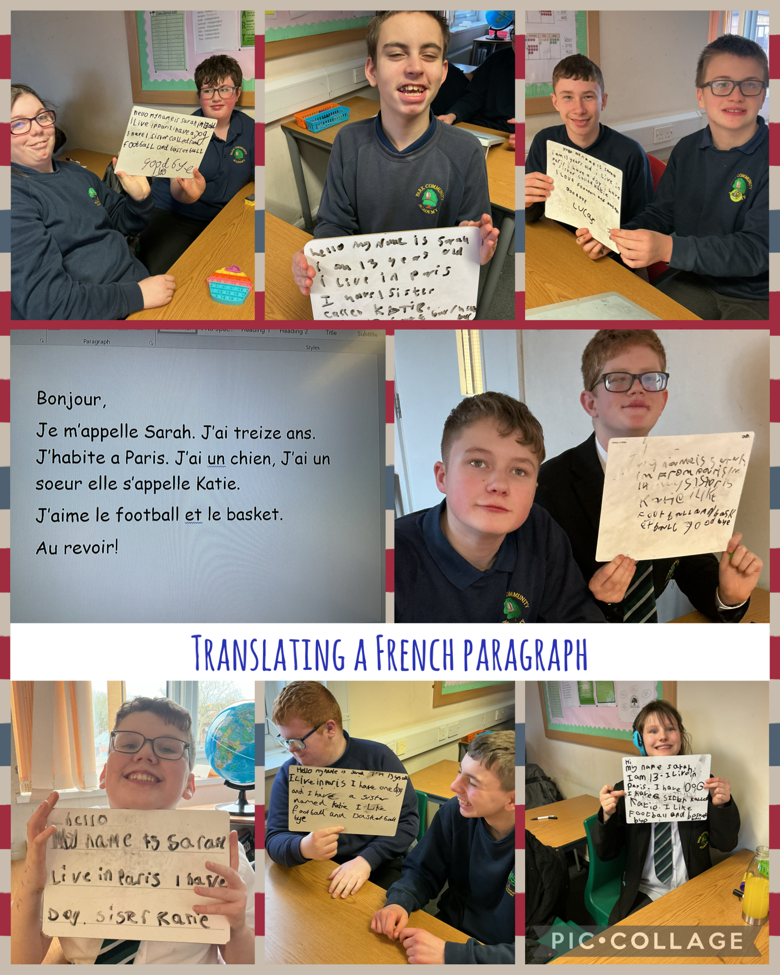 Image of Translating a French Paragraph 