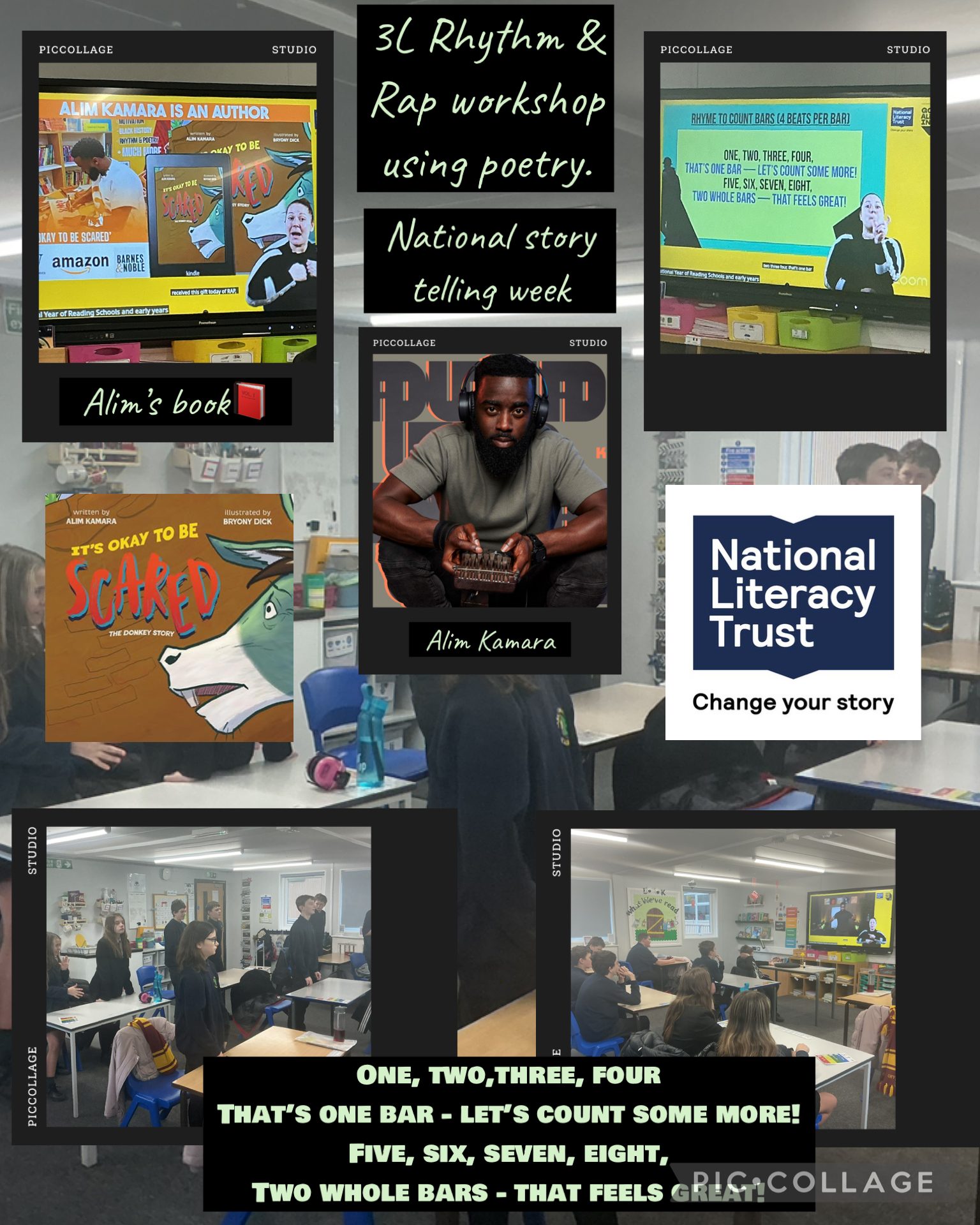 Image of Rhythm & Rap workshop using poetry 