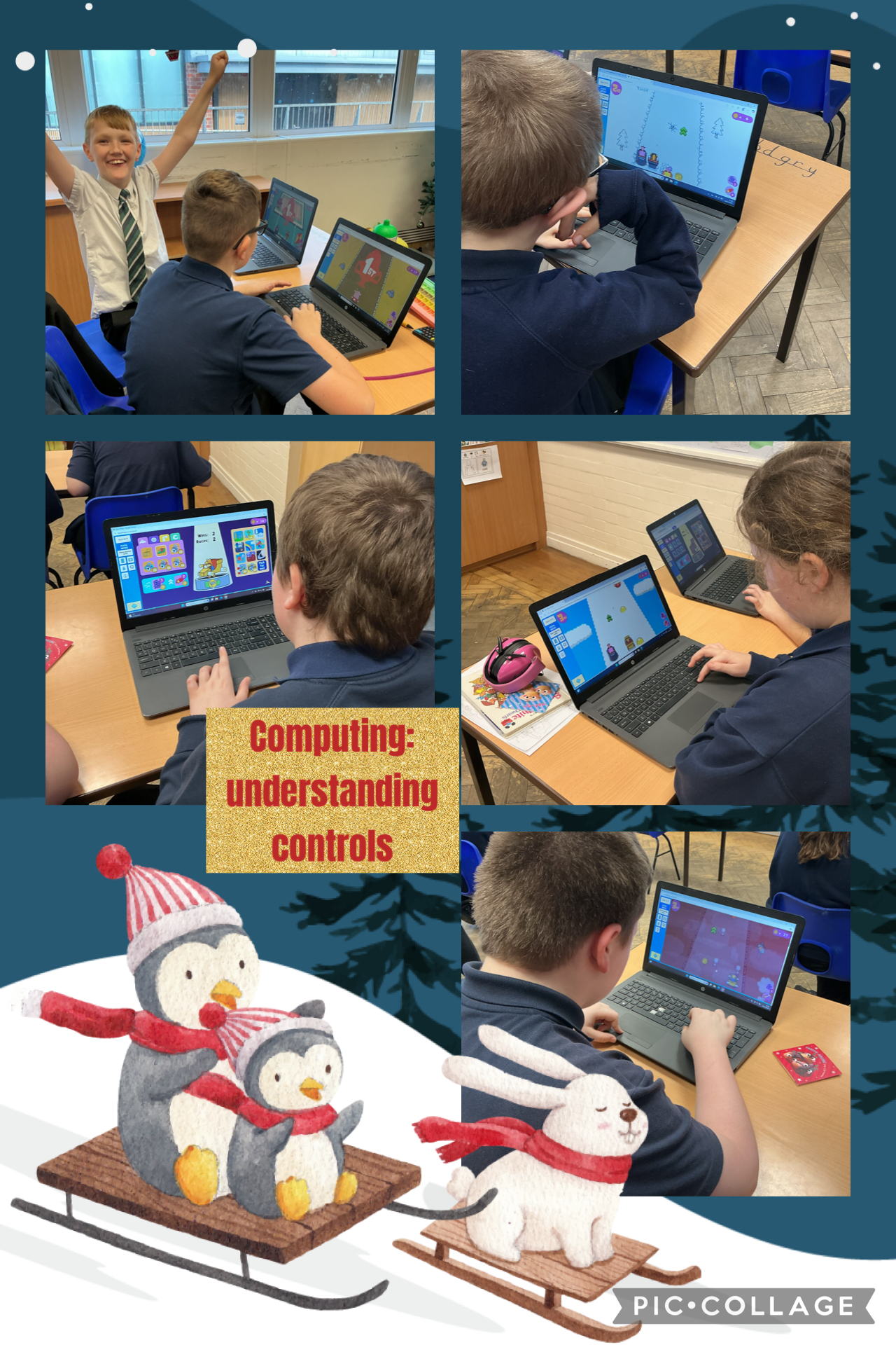 Image of Computing lesson today…